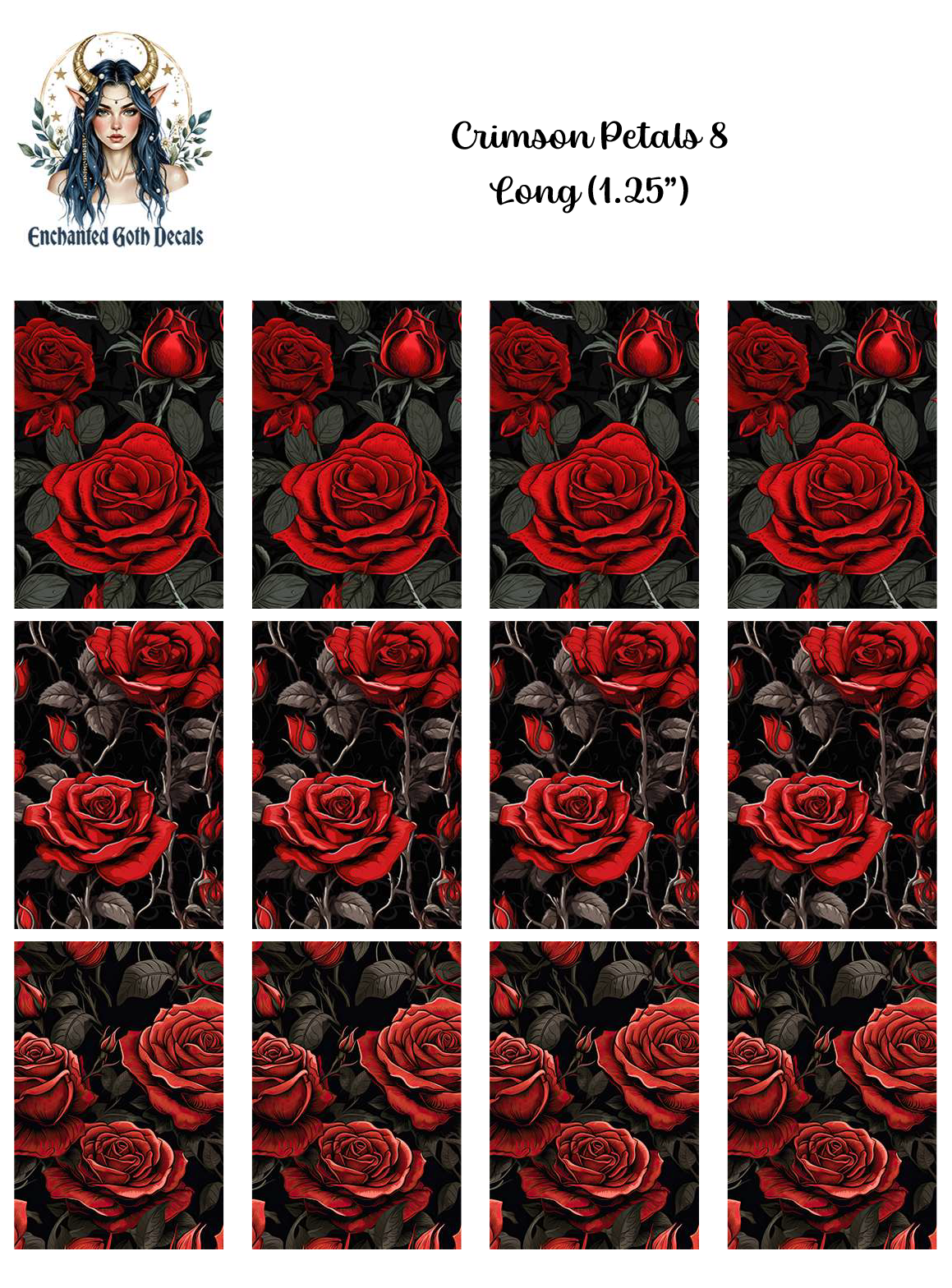 Crimson Petals 8 - Long