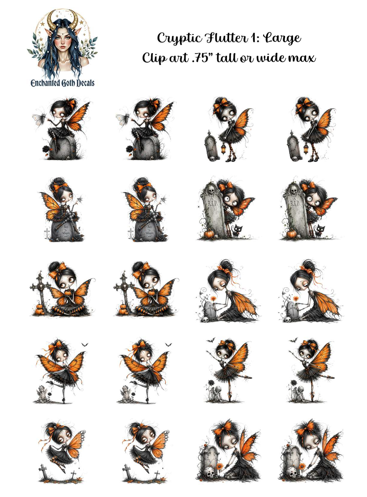 Cryptic Flutter 1 - Clipart