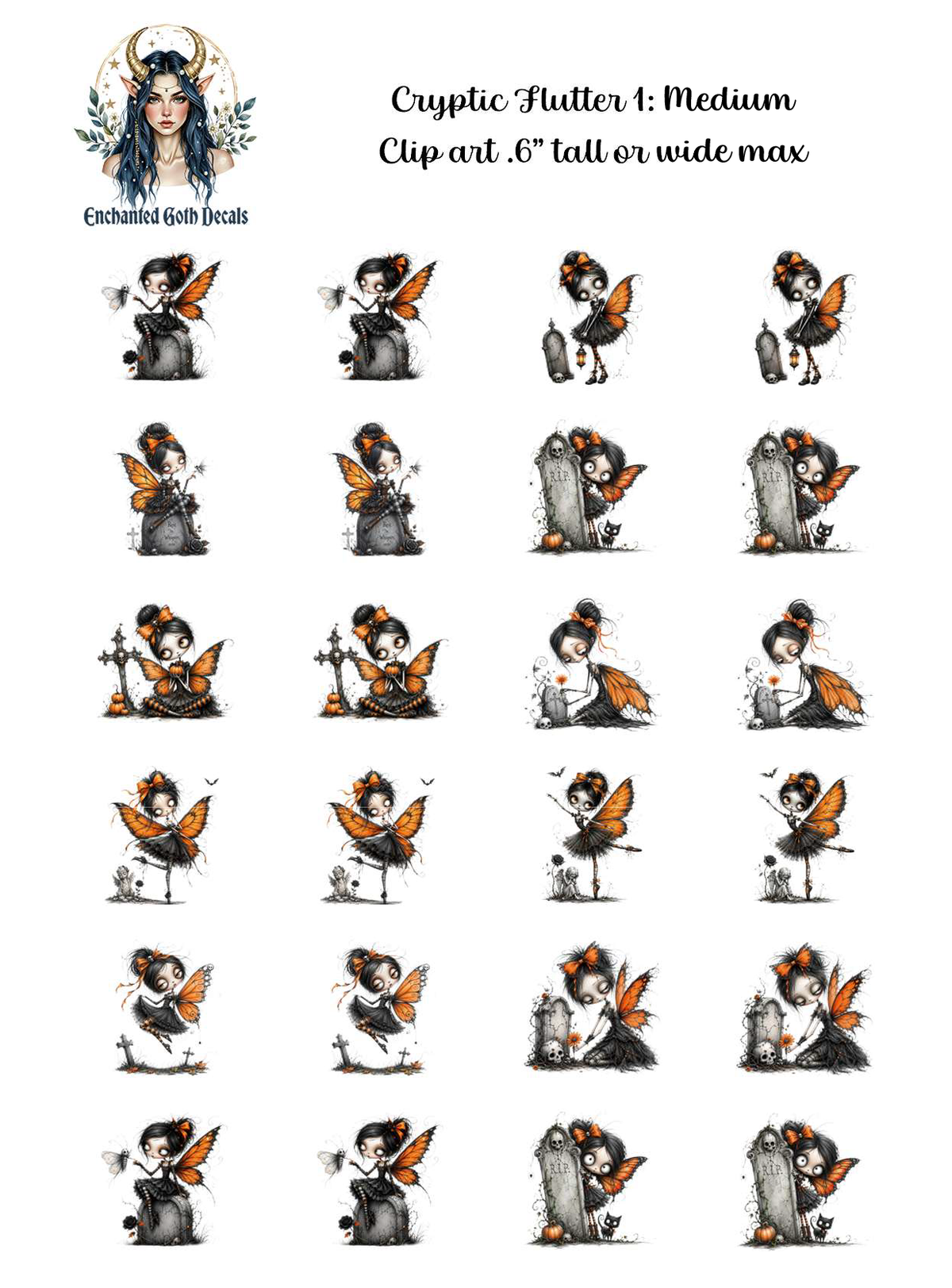 Cryptic Flutter 1 - Clipart