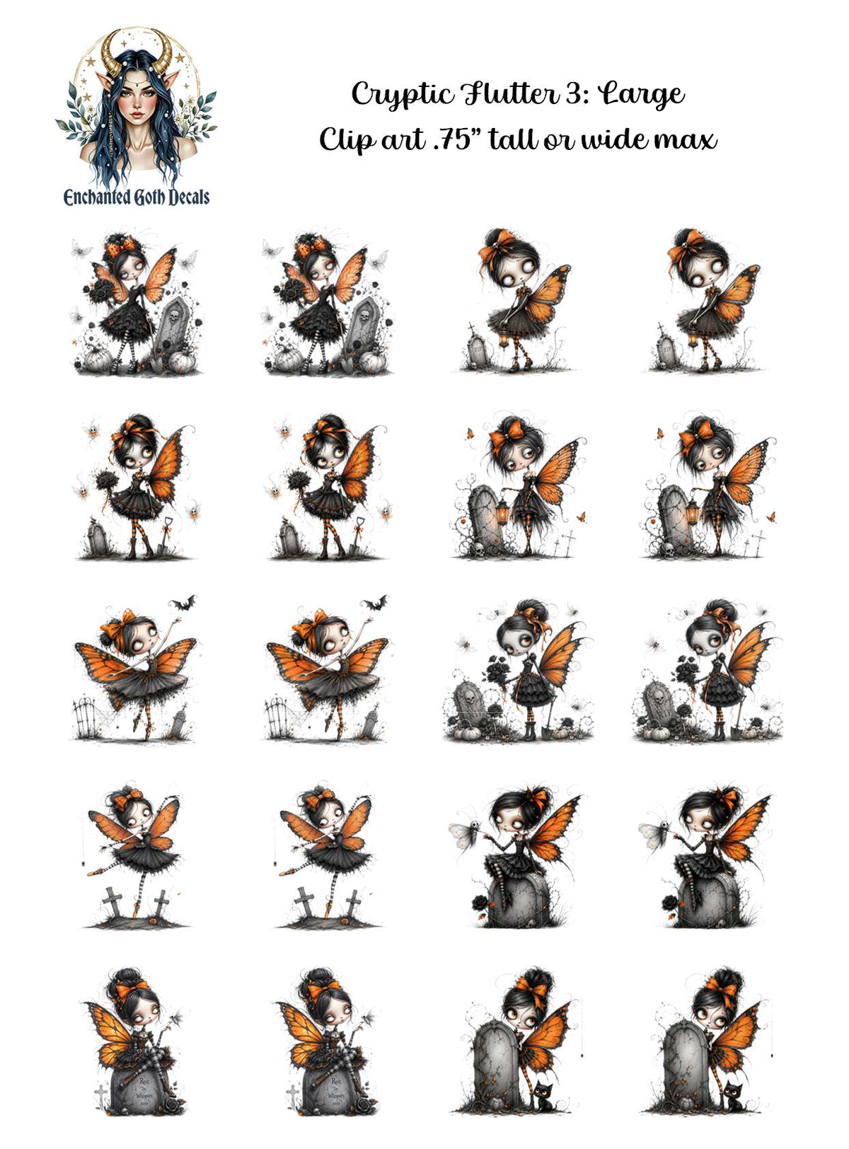 Cryptic Flutter 3 - Clipart