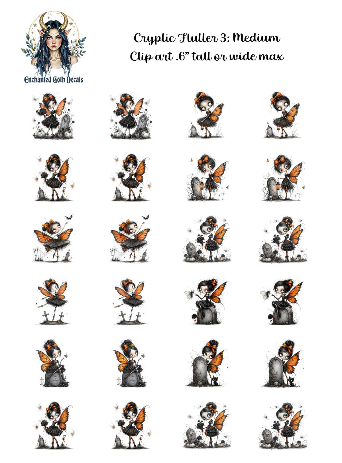 Cryptic Flutter 3 - Clipart