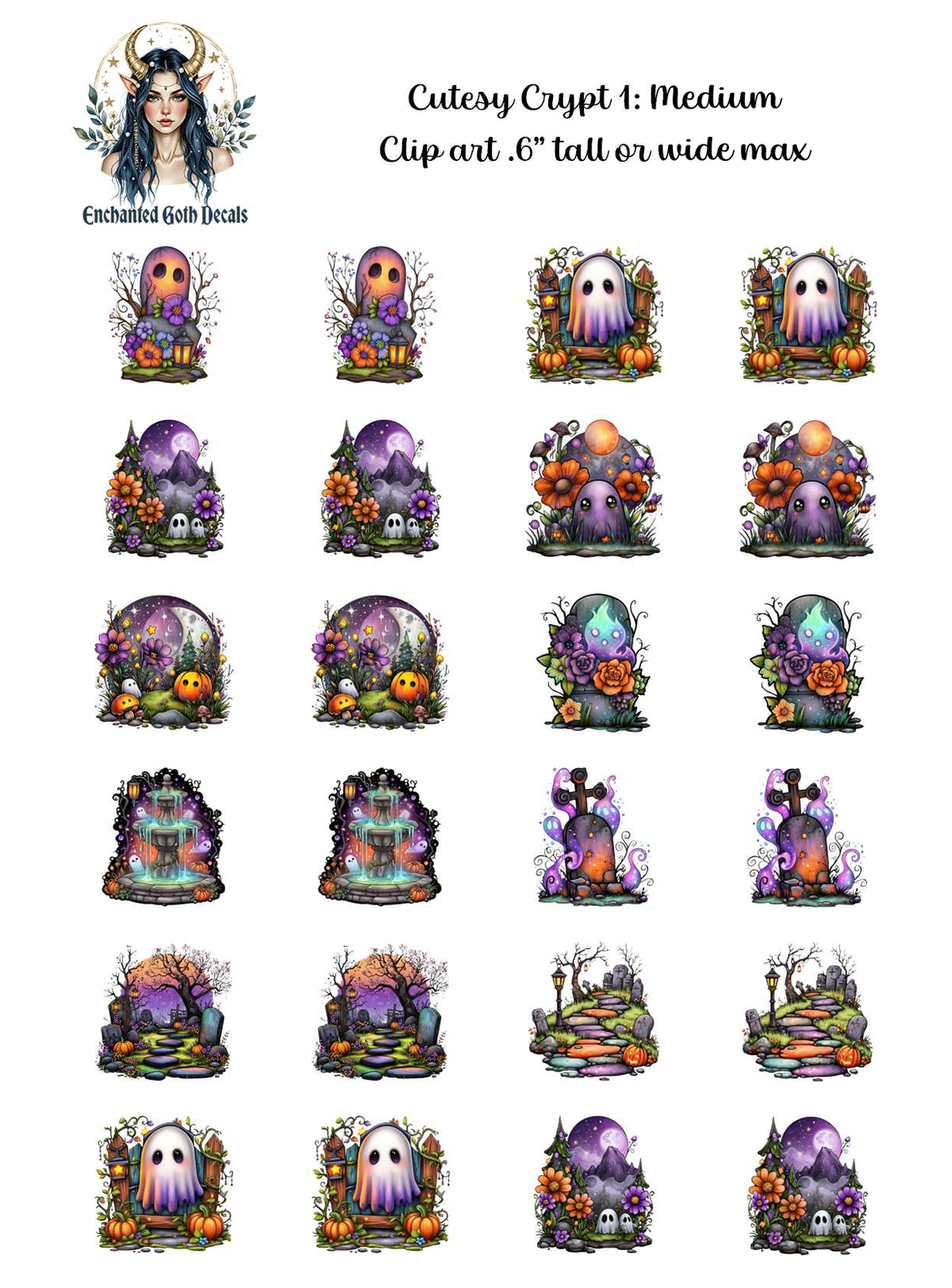 Cutesy Crypt 1 - Clipart