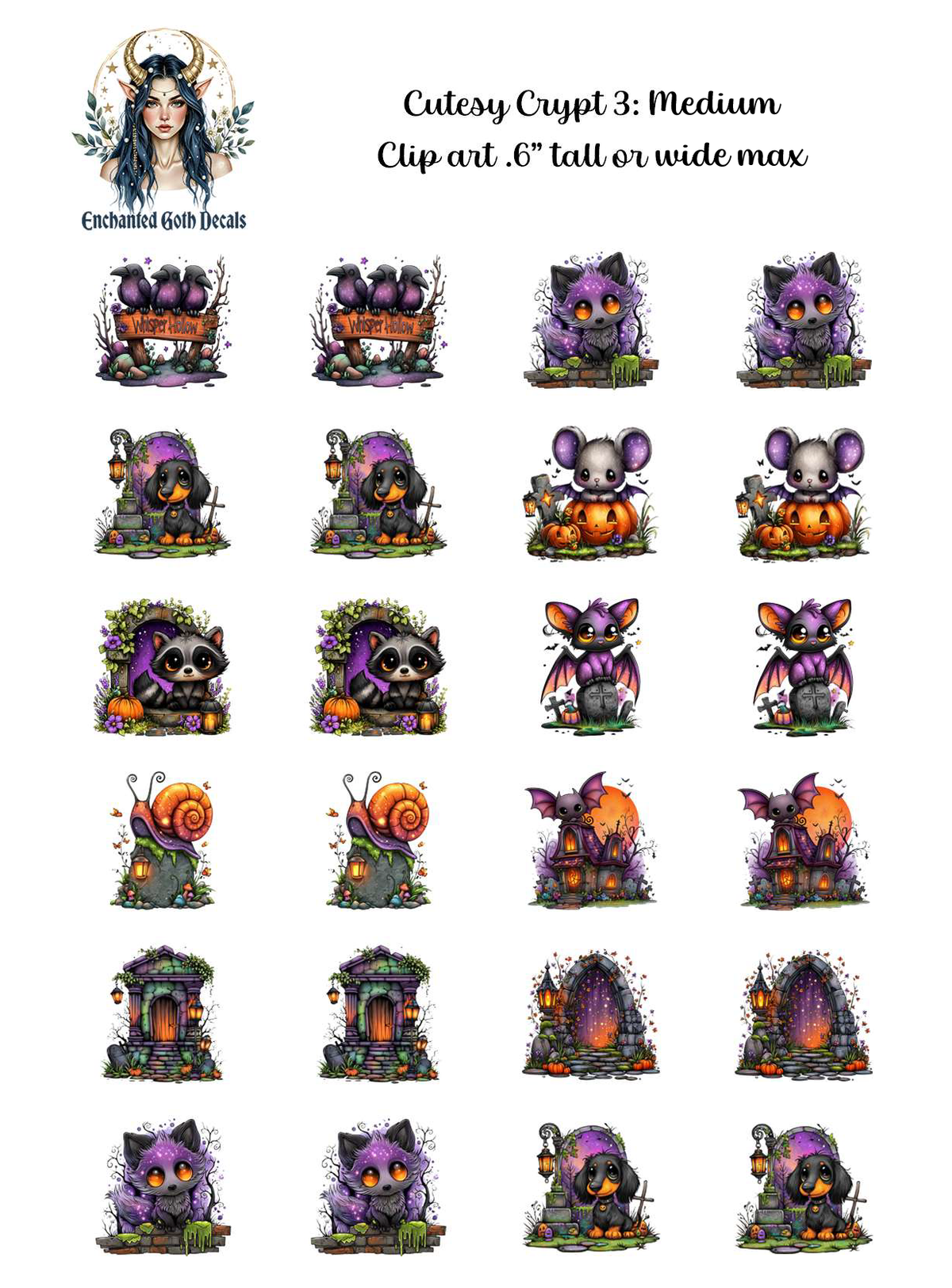 Cutesy Crypt 3 - Clipart