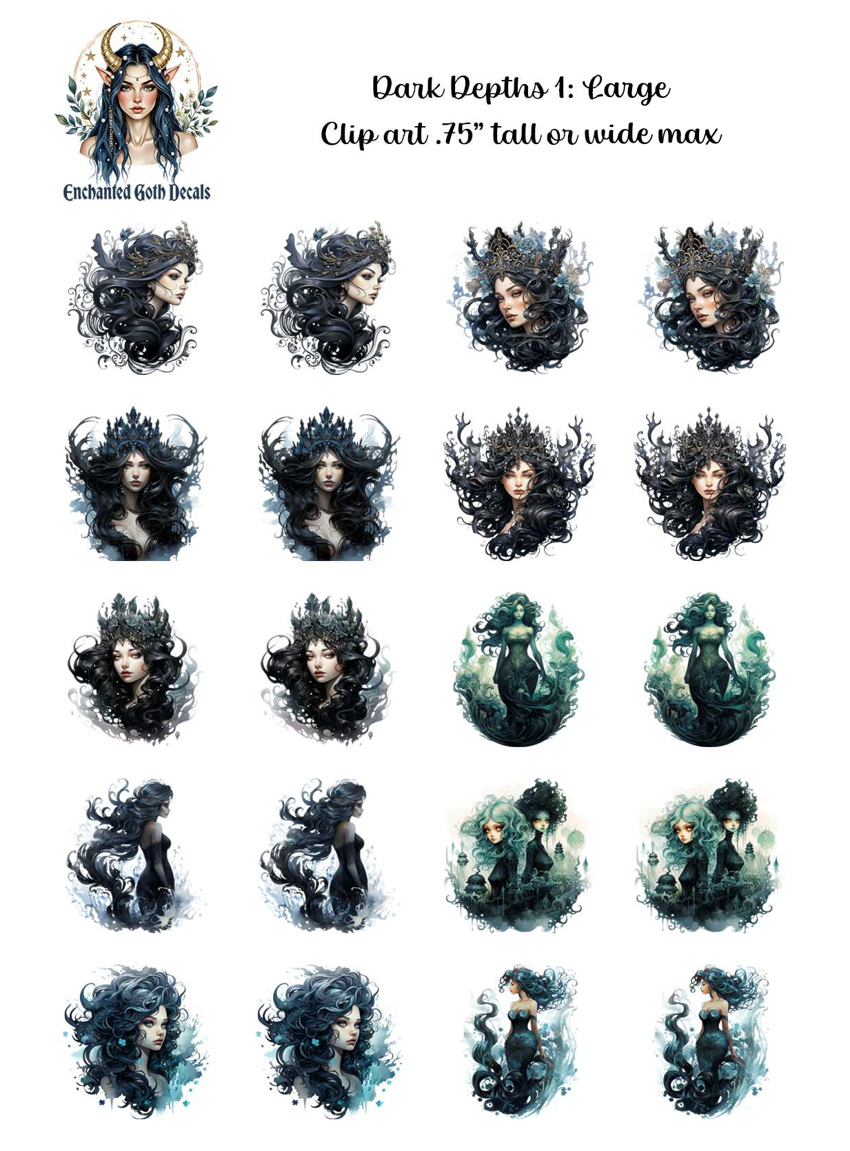 Dark Depths 1 - Clipart