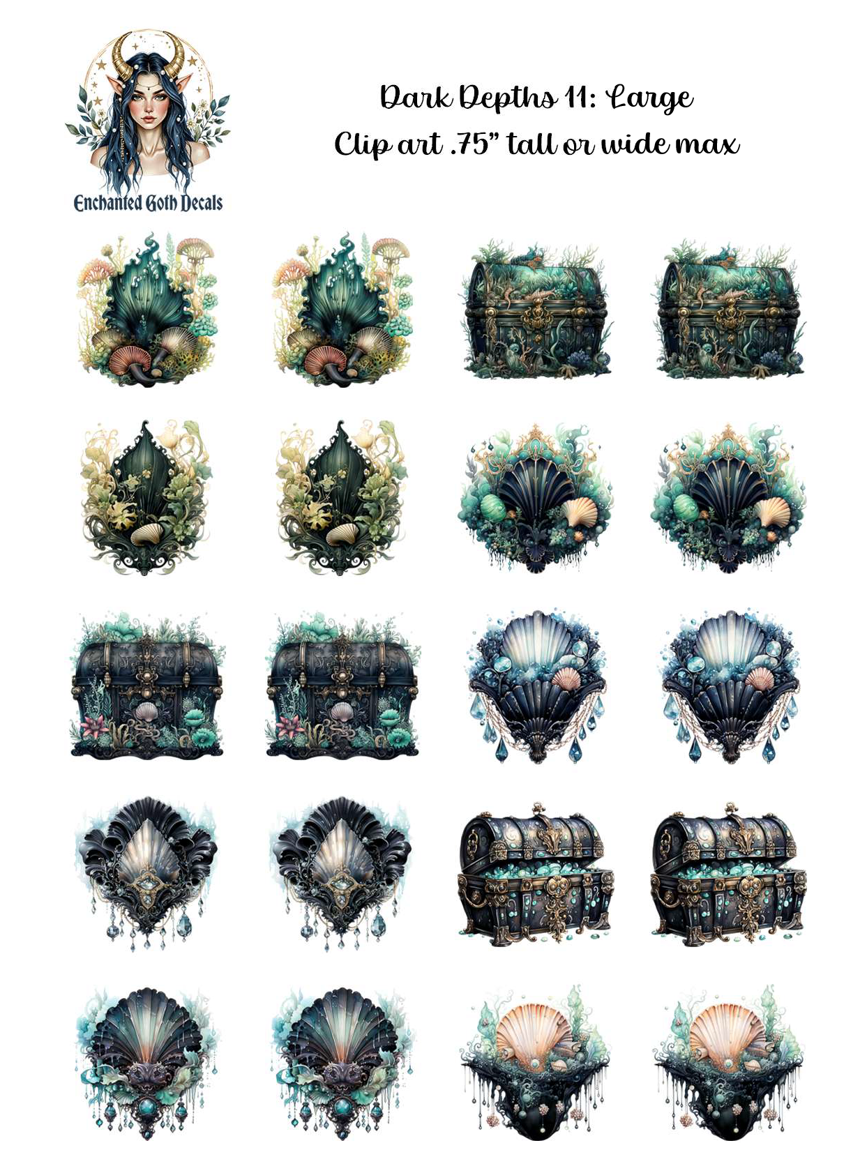 Dark Depths 11 - Clipart