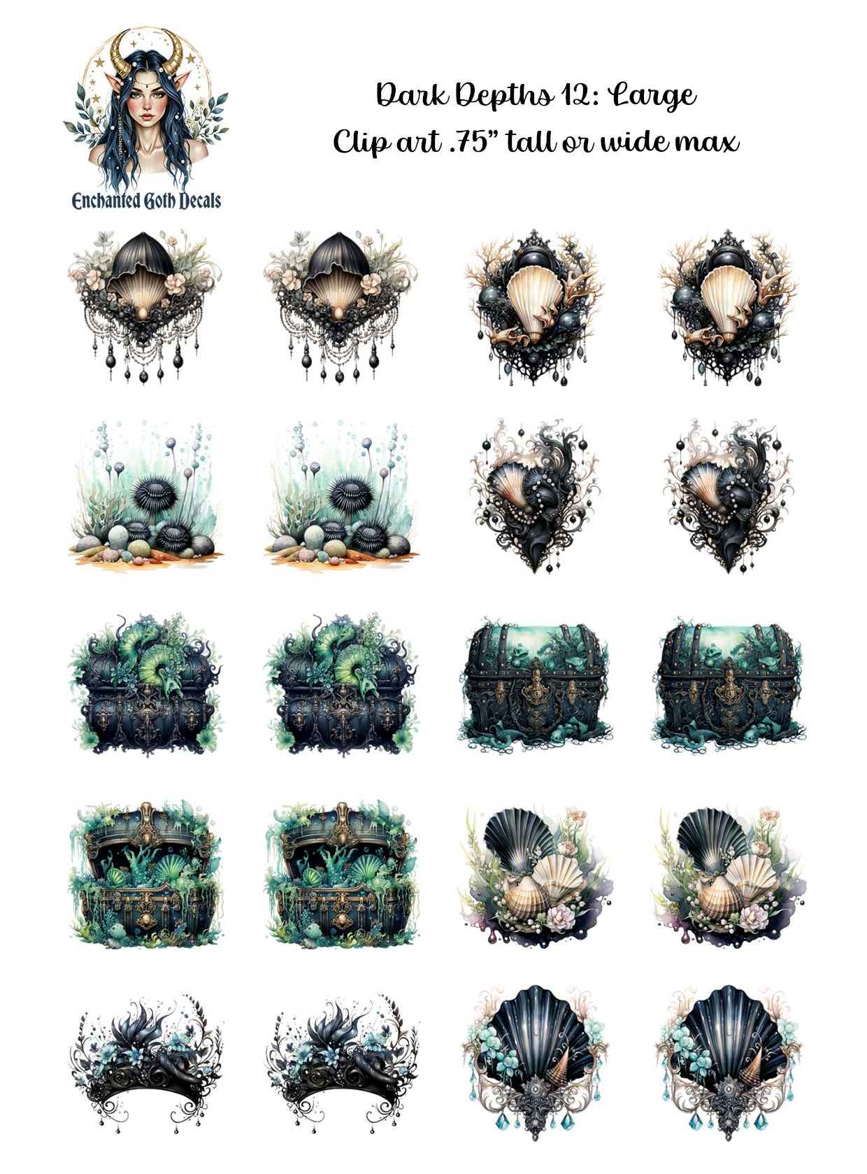 Dark Depths 12 - Clipart