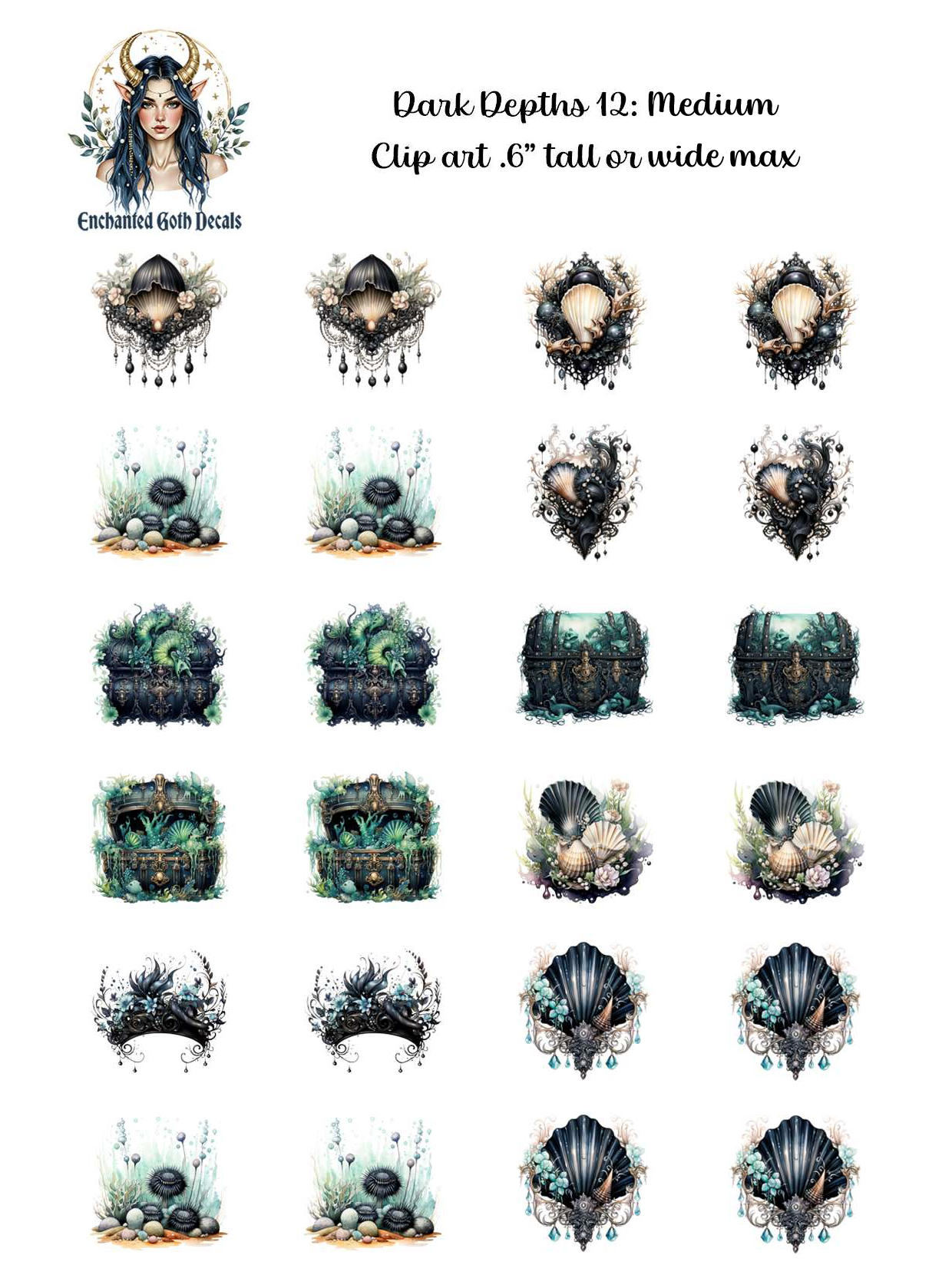 Dark Depths 12 - Clipart
