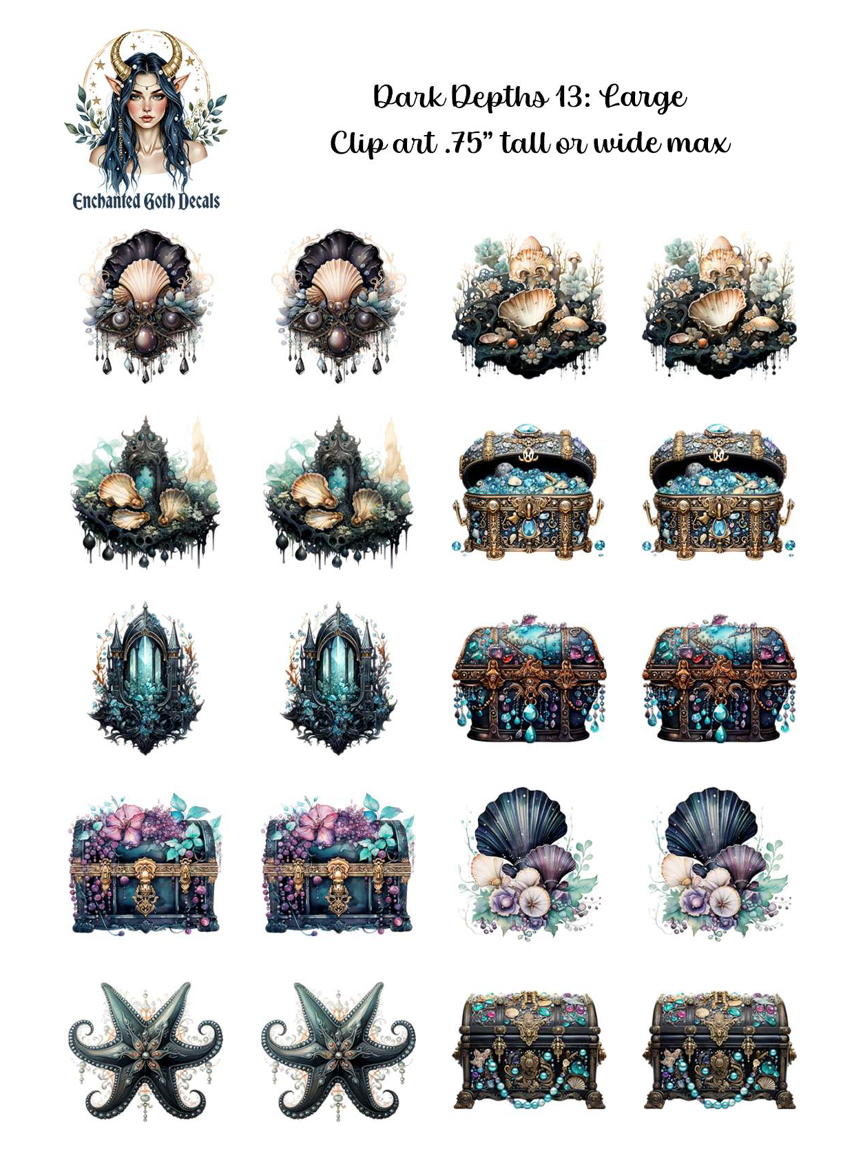 Dark Depths 13 - Clipart