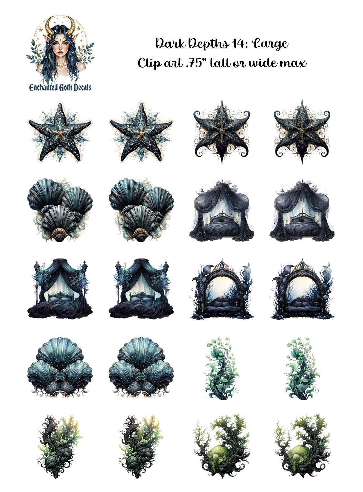 Dark Depths 14 - Clipart