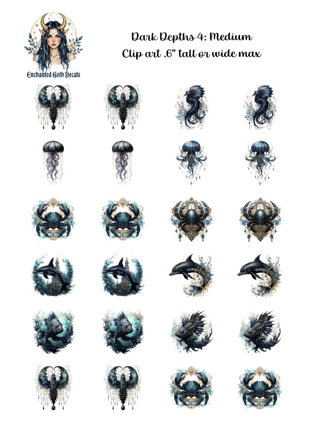Dark Depths 4 - Clipart