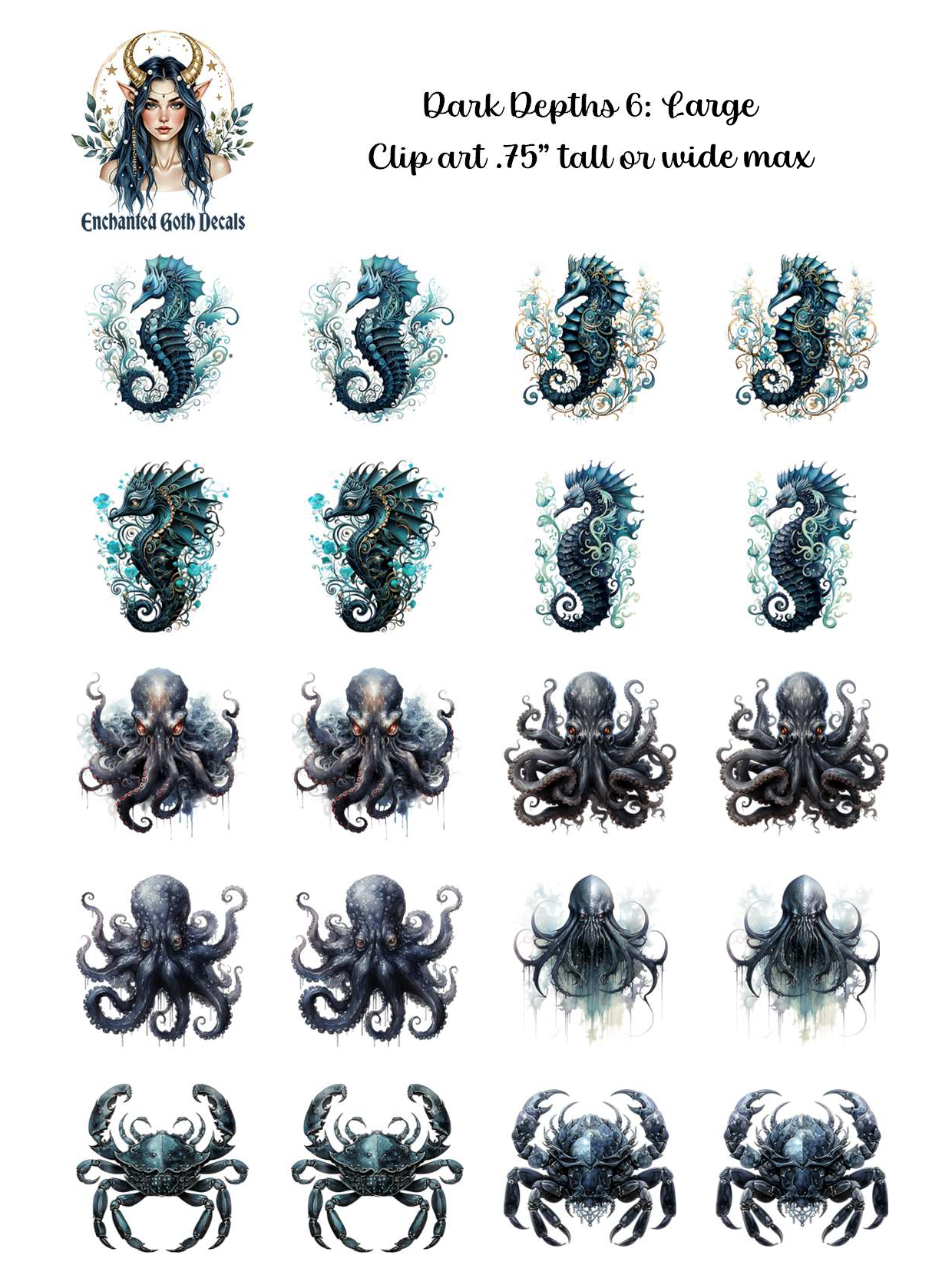 Dark Depths 6 - Clipart