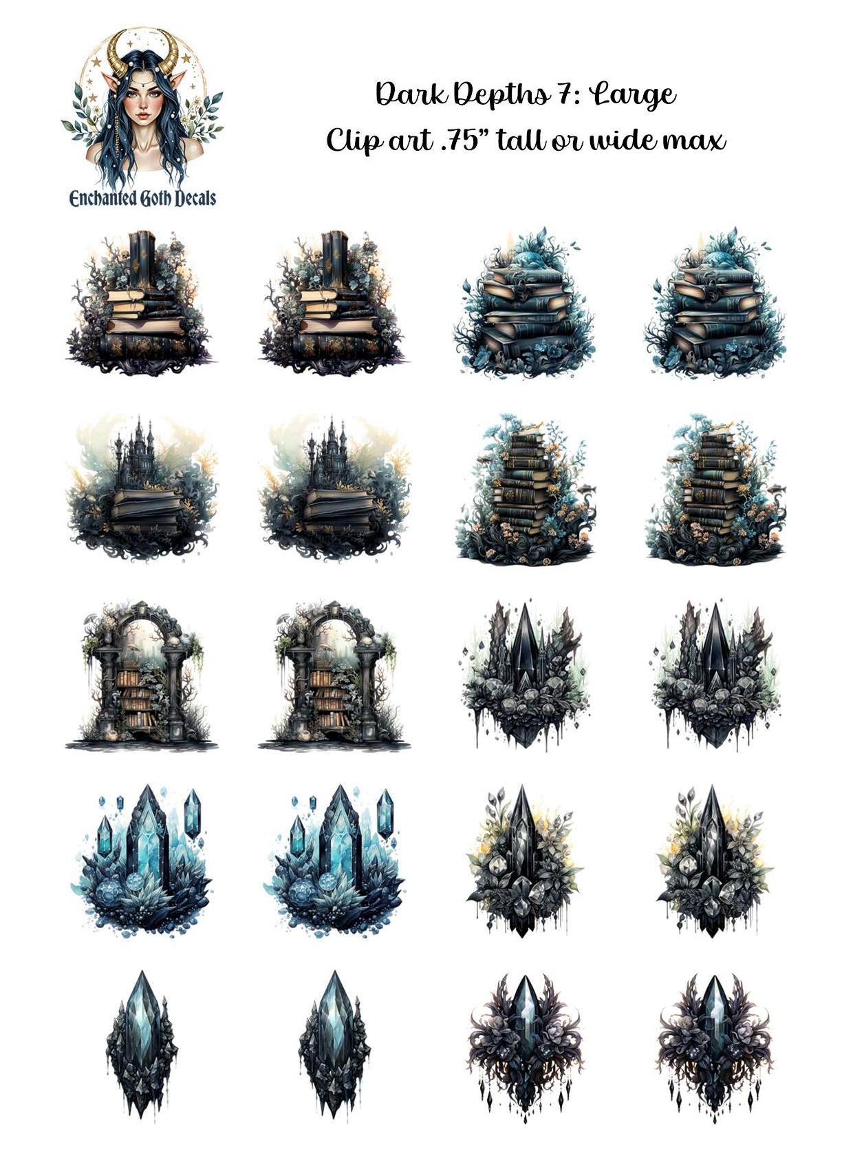 Dark Depths 7 - Clipart