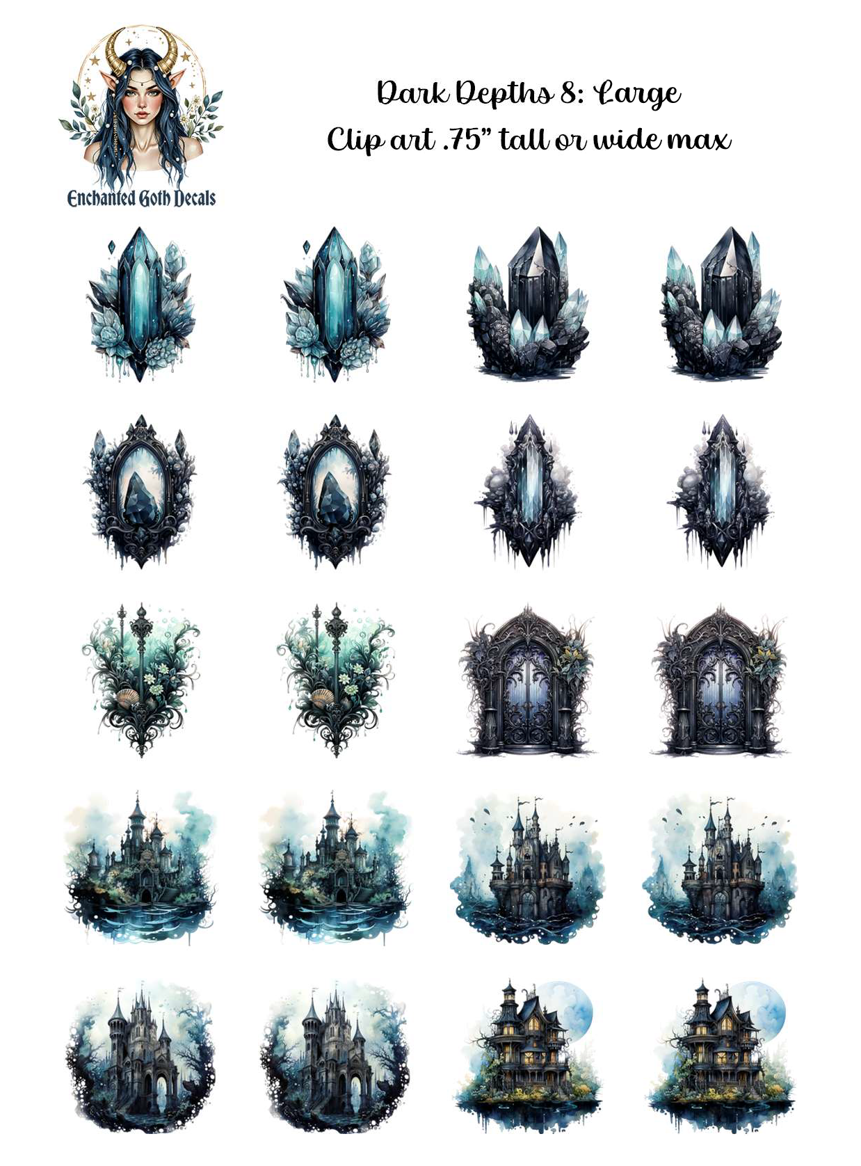 Dark Depths 8 - Clipart