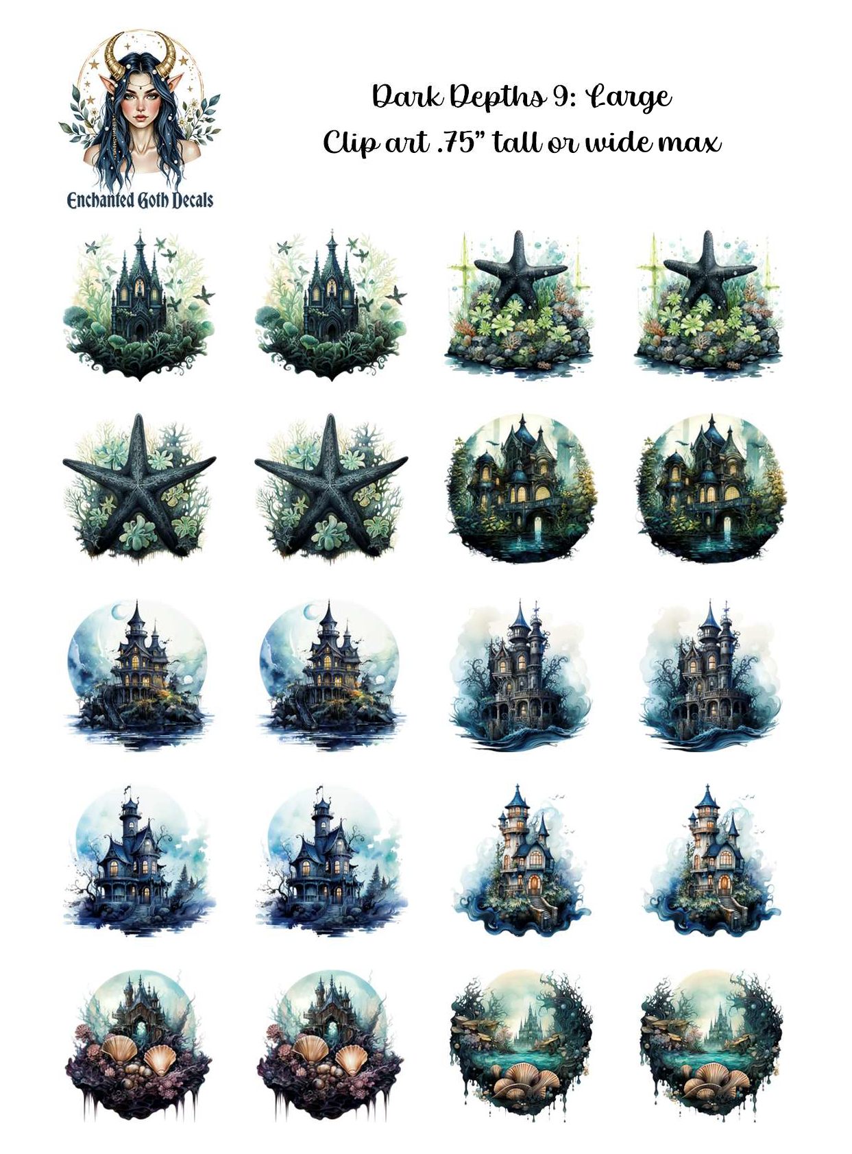 Dark Depths 9 - Clipart