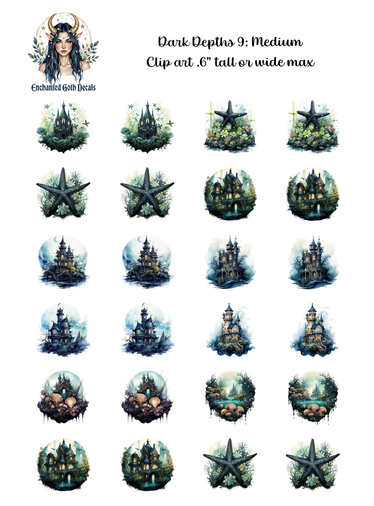 Dark Depths 9 - Clipart