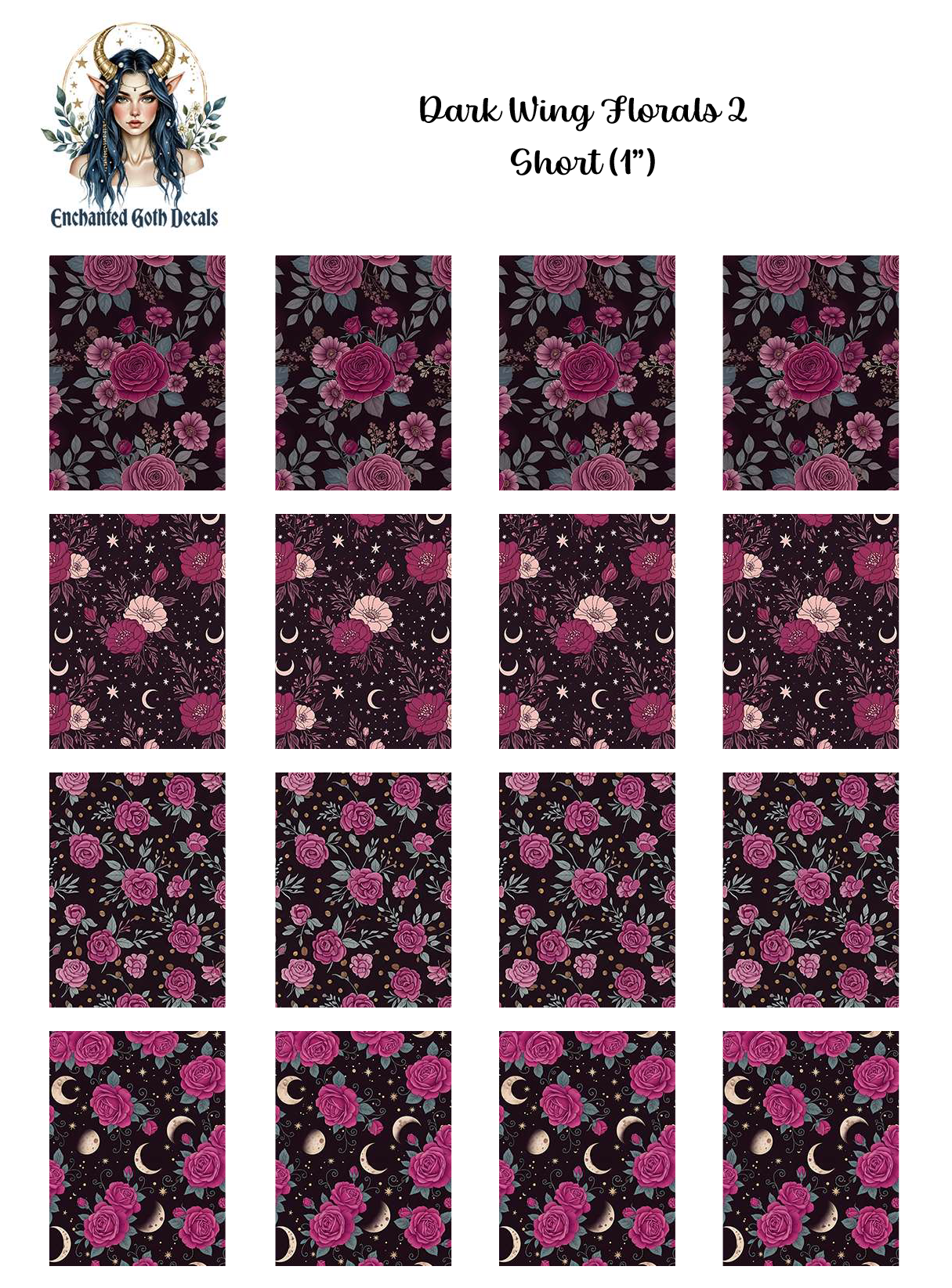 Dark Wing Florals 2