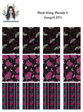 Dark Wing Florals 5 - Long