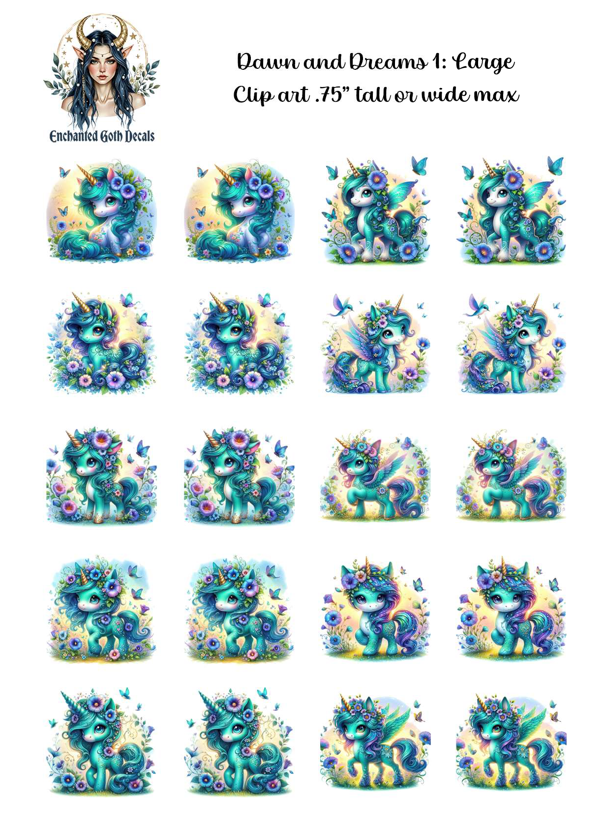 Dawn and Dreams 1 - Clipart