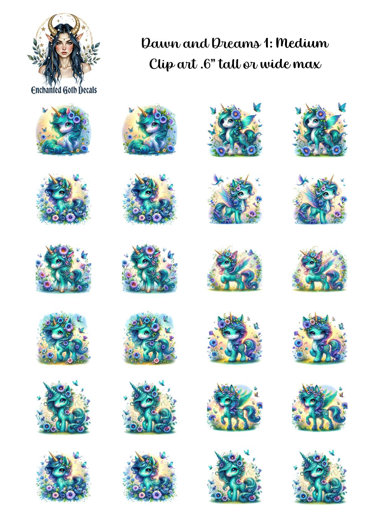 Dawn and Dreams 1 - Clipart