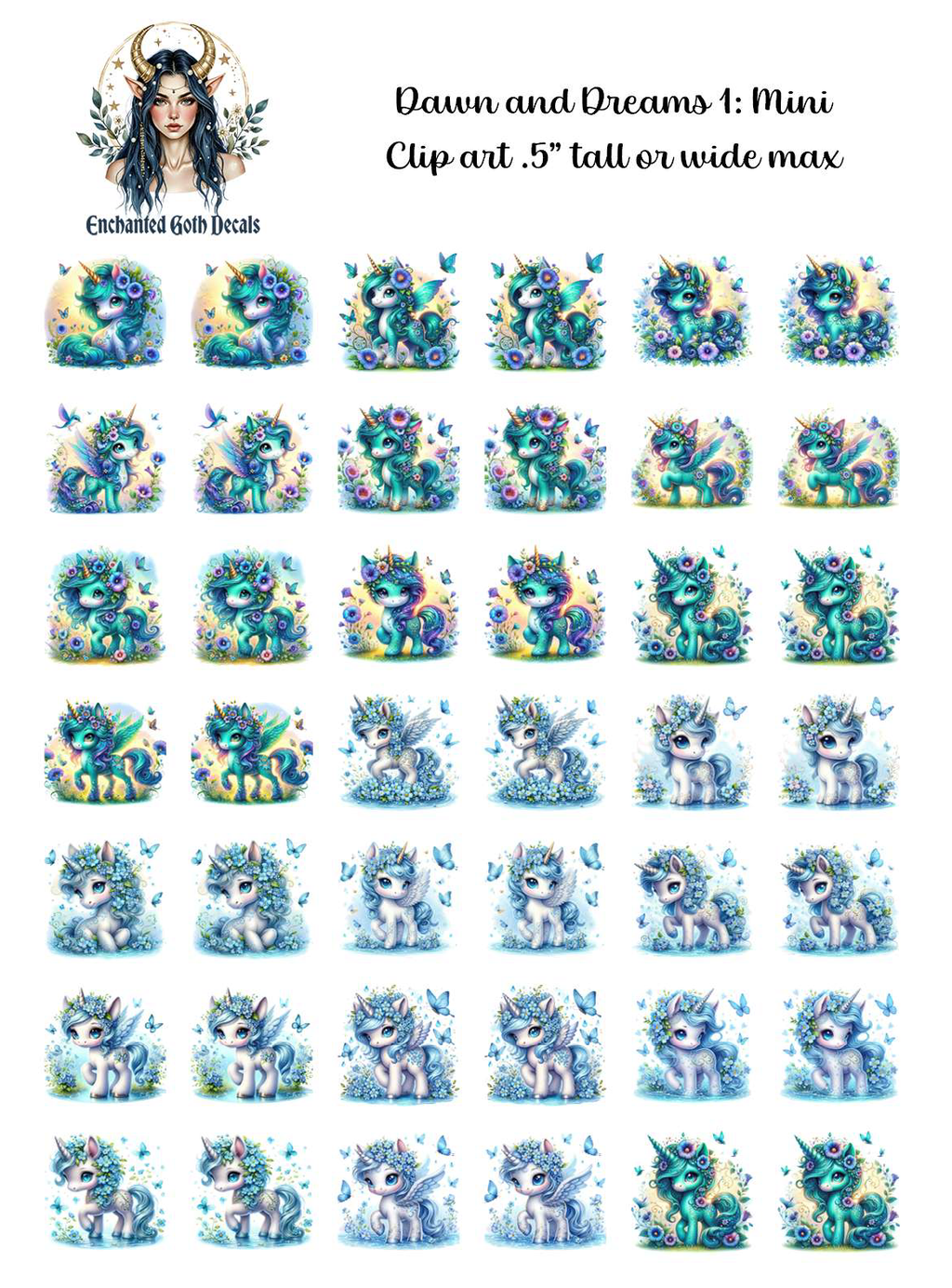 Dawn and Dreams 1 - Clipart Mini
