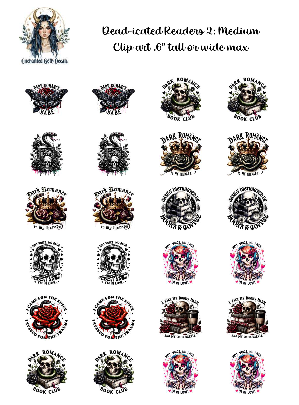 Dead-icated Readers 2 - Clipart