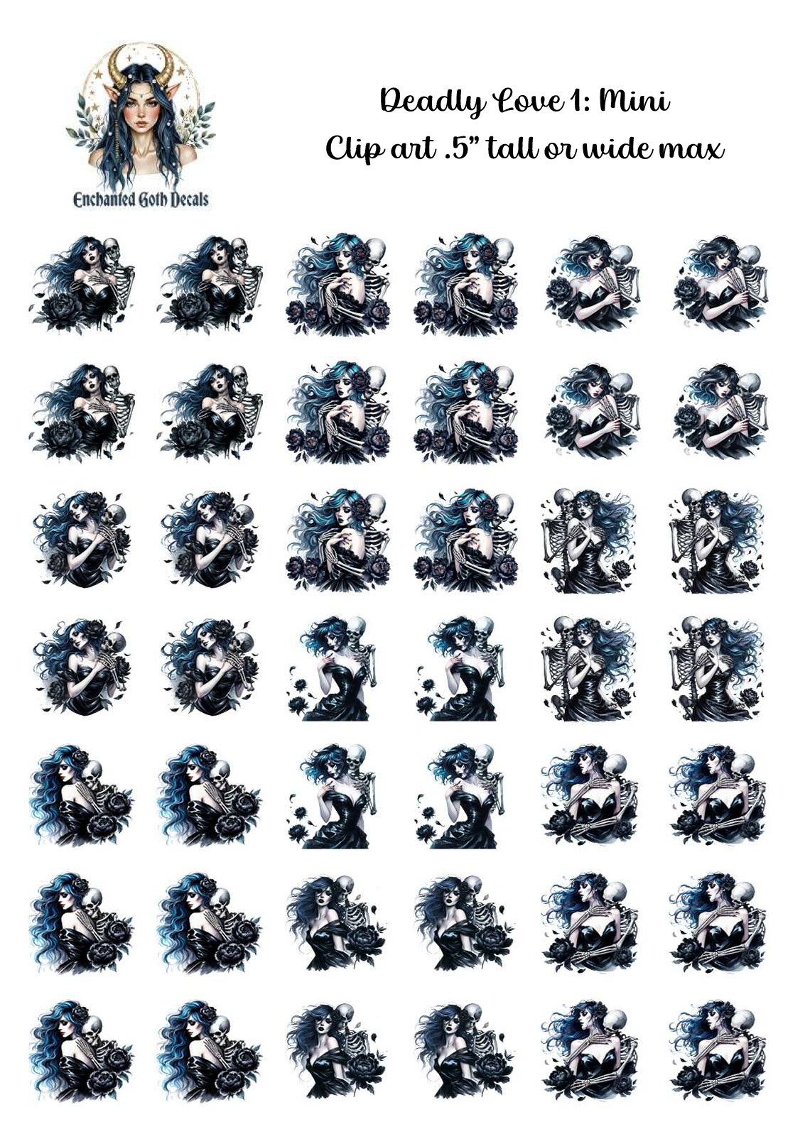 Deadly Love 1 - Clipart Mini