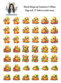 Duck Days of Summer 1 - Clipart Mini