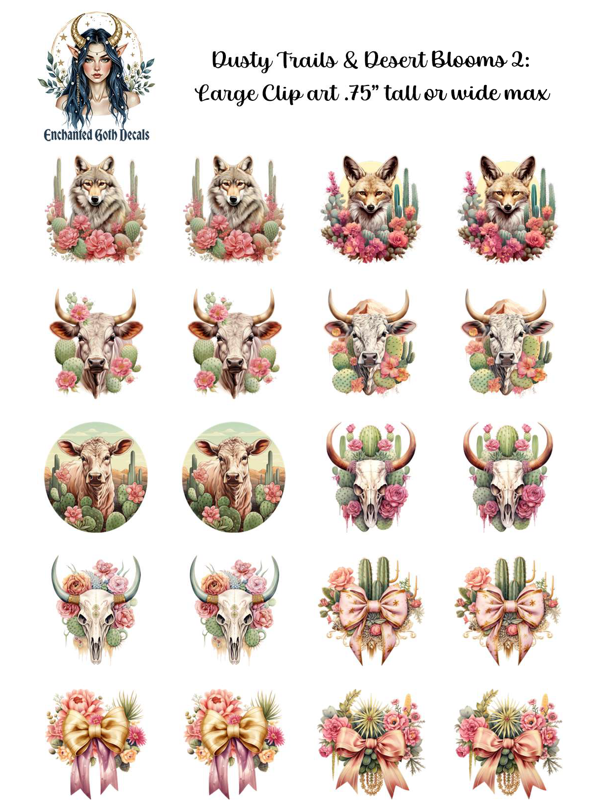 Dusty Trails & Desert Blooms 2 - Clipart