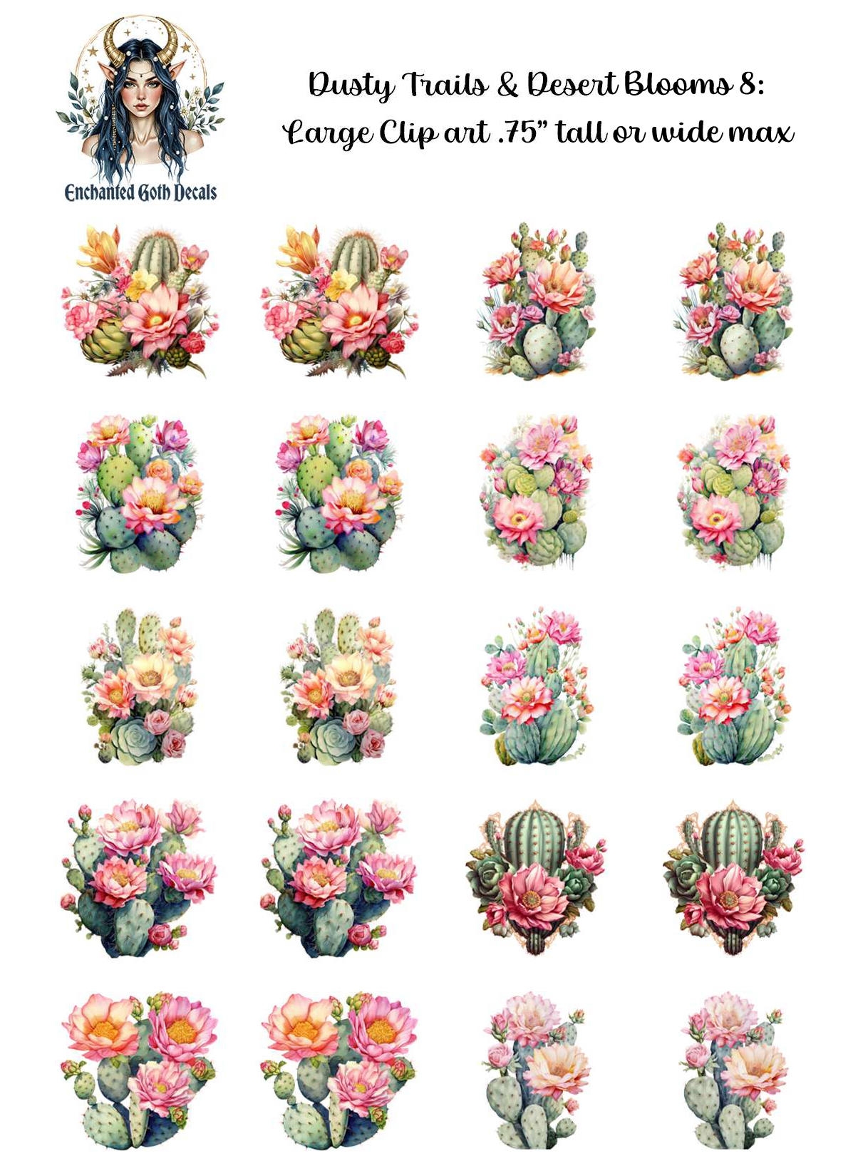 Dusty Trails & Desert Blooms 8 - Clipart