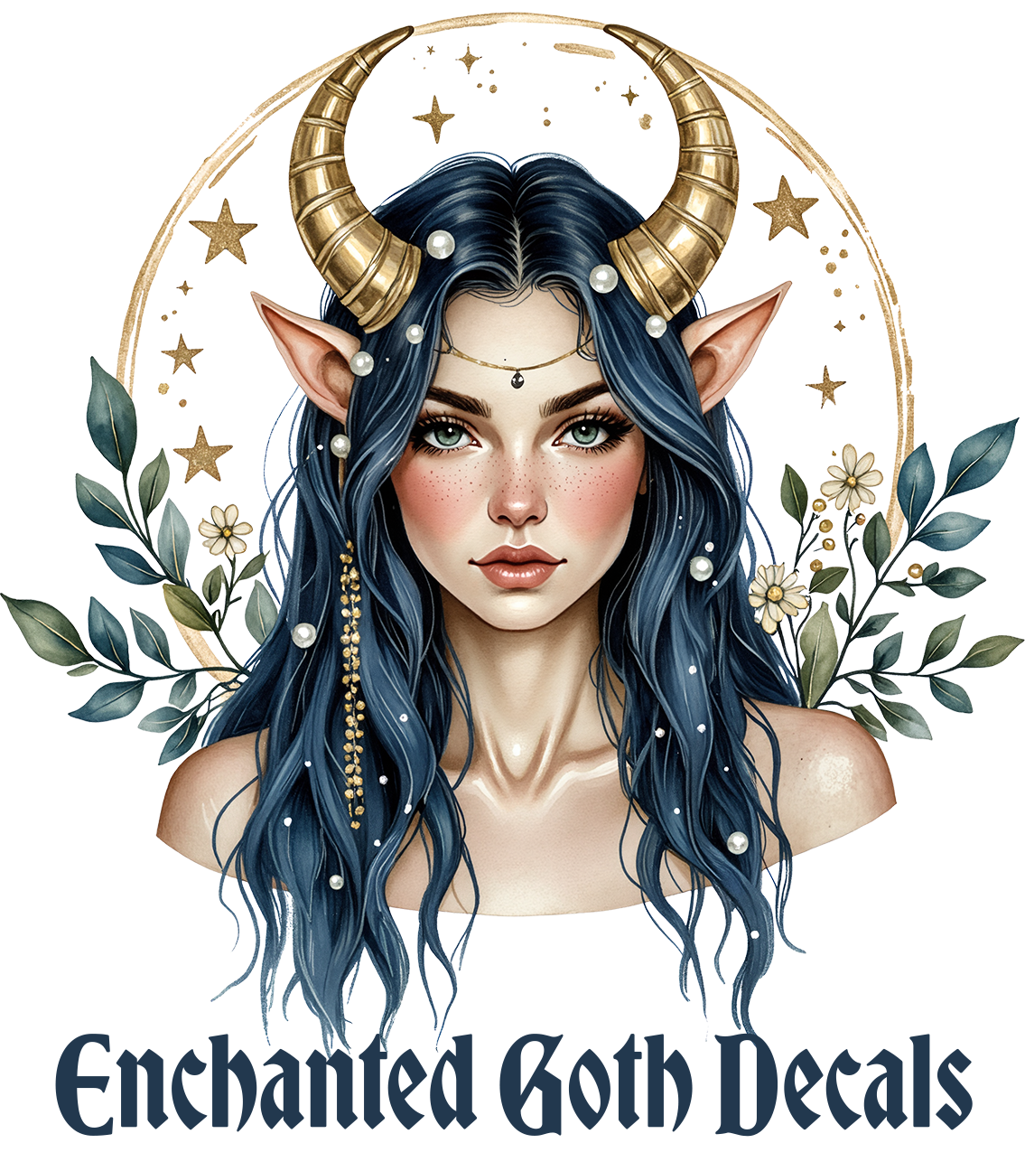 Enchanted Goth Decals