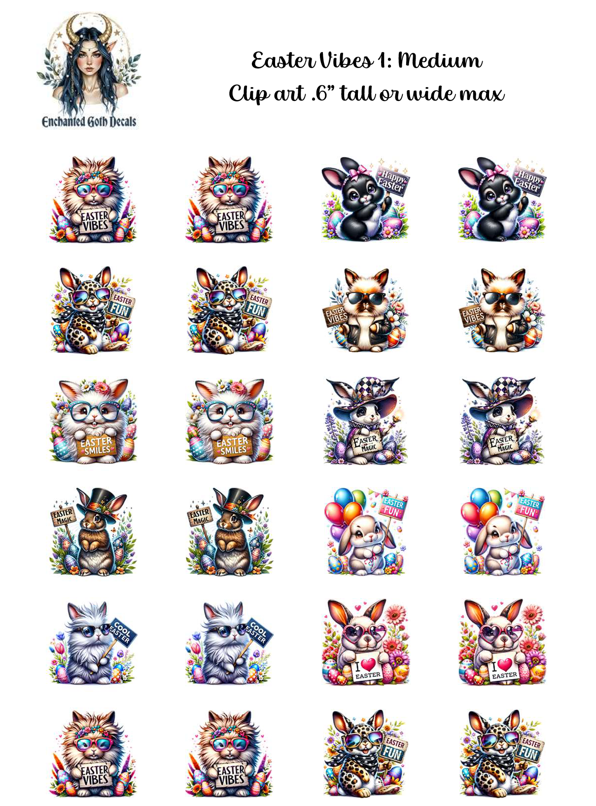 Easter Vibes 1 - Clipart