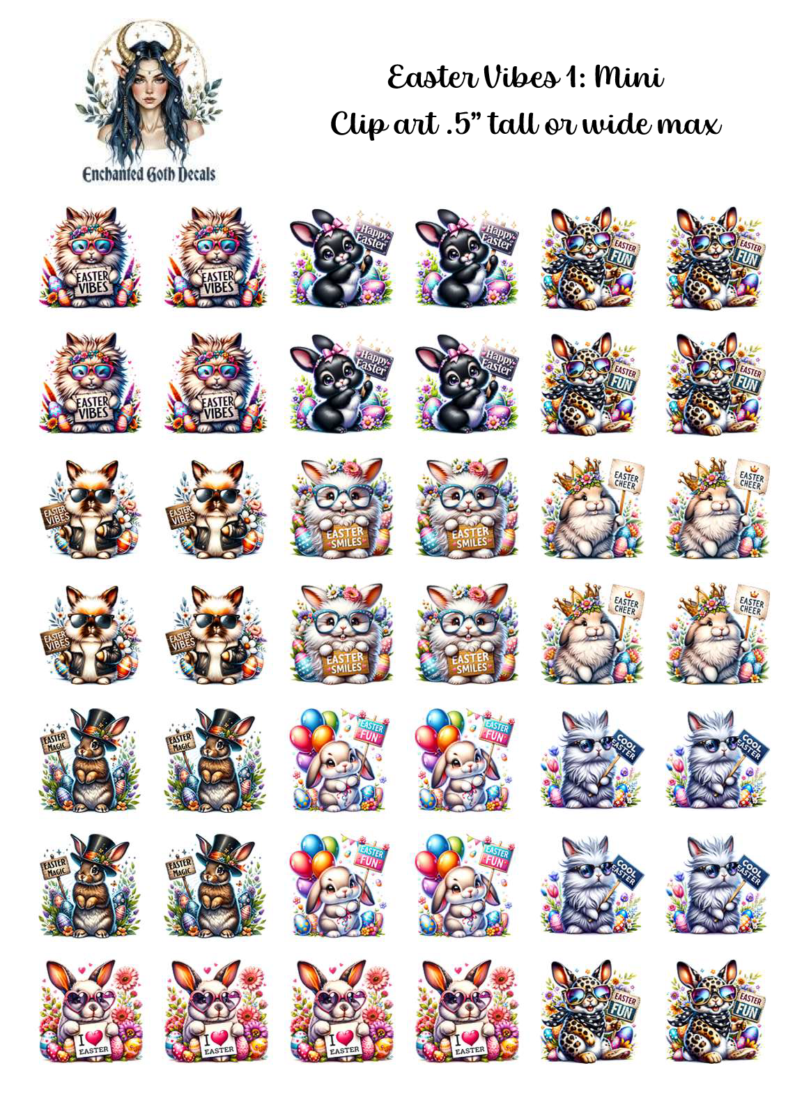 Easter Vibes 1 - Clipart Mini