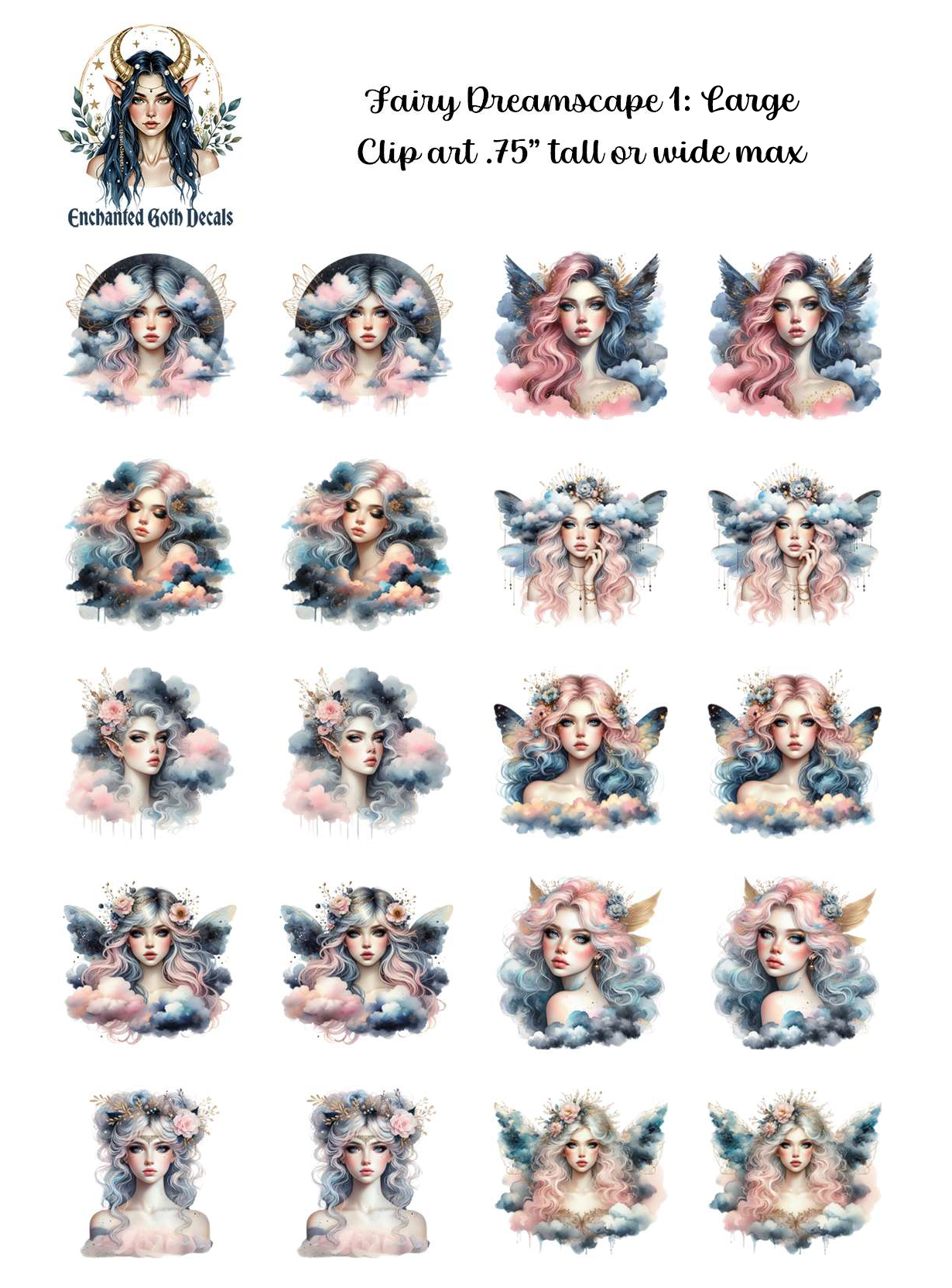 Fairy Dreamscape 1 - Clipart