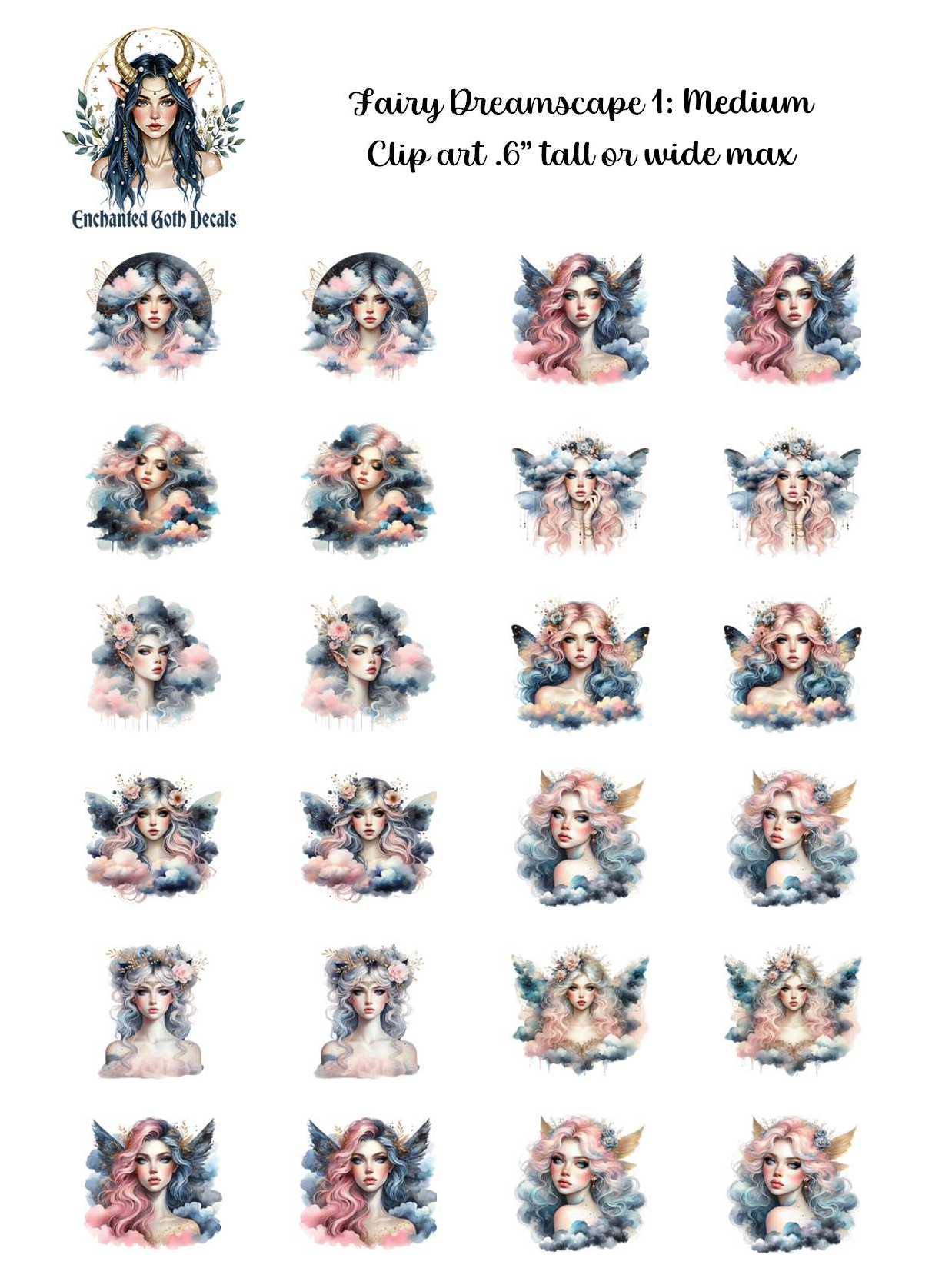 Fairy Dreamscape 1 - Clipart