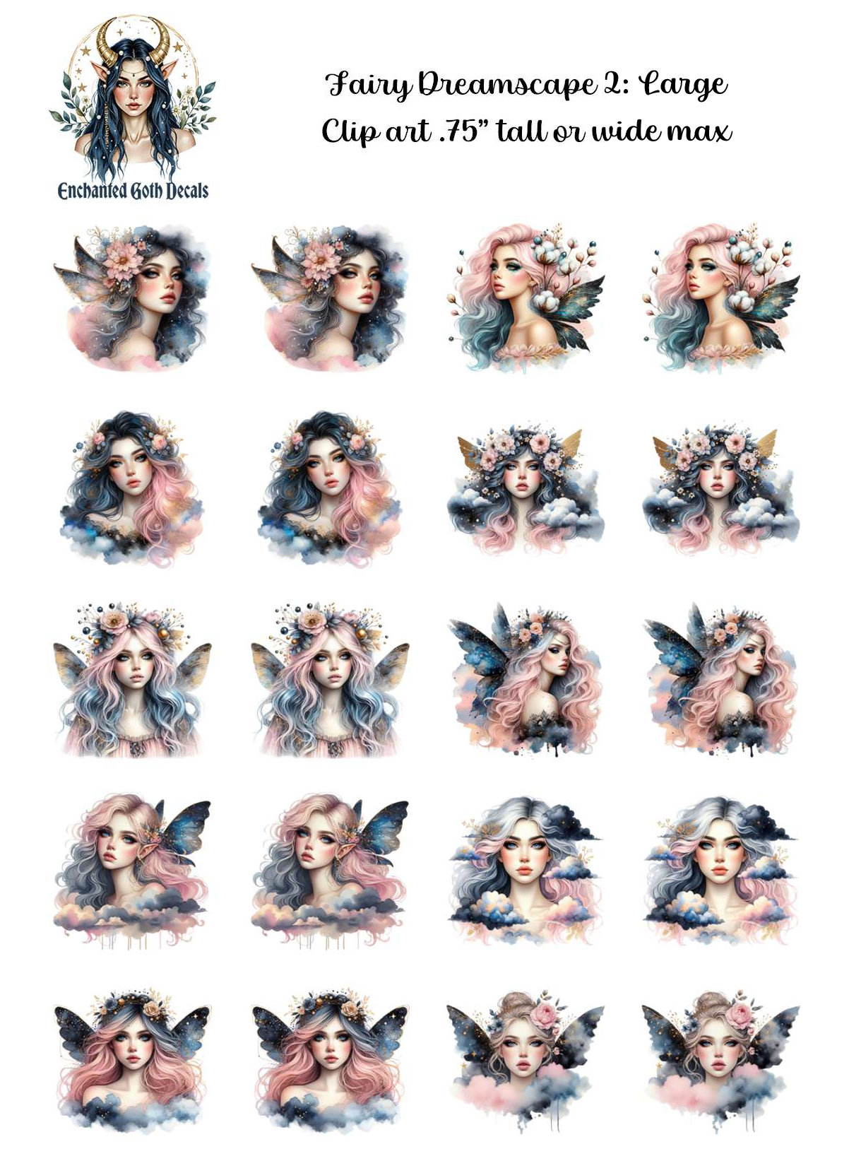 Fairy Dreamscape 2 - Clipart