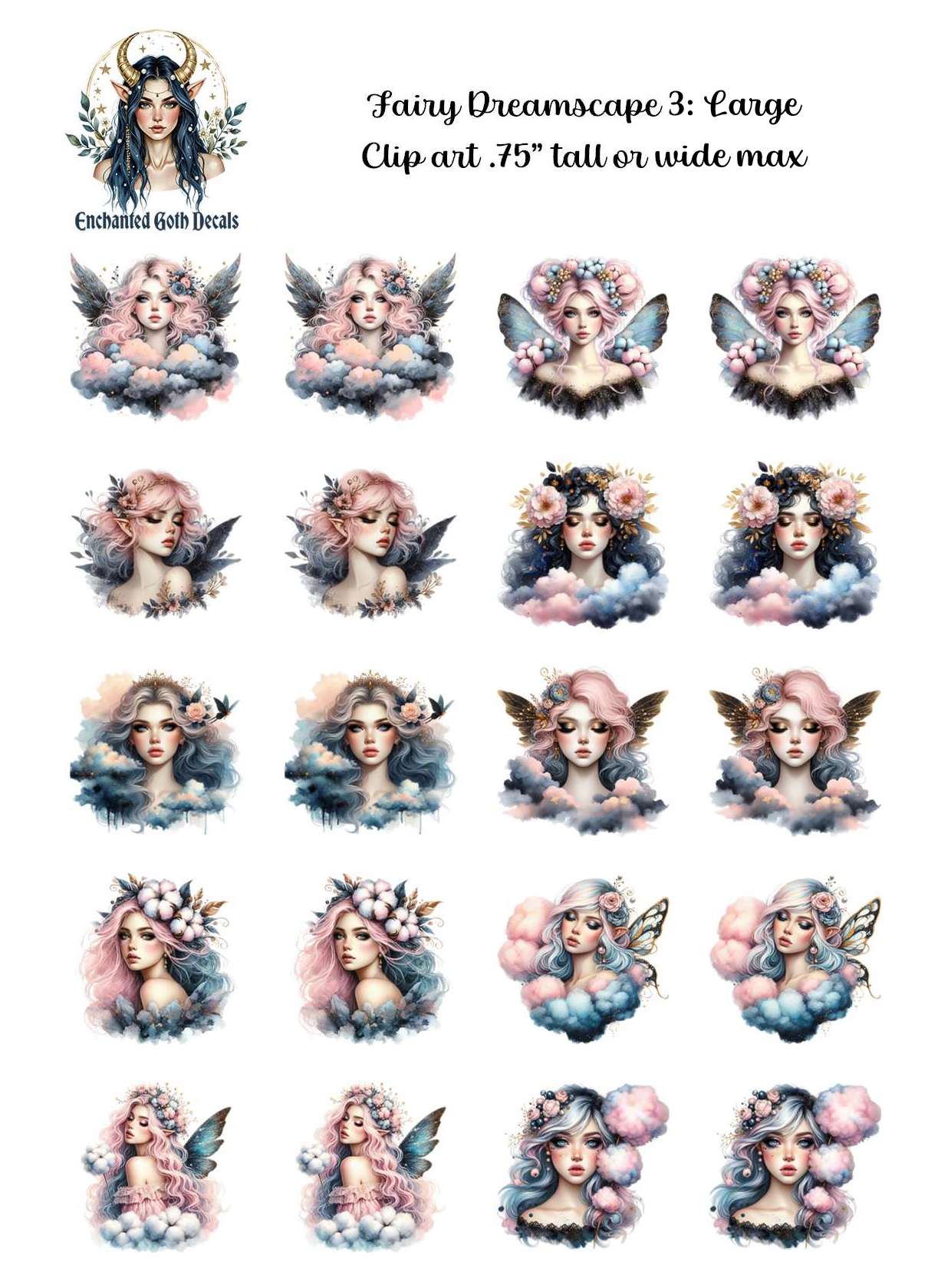 Fairy Dreamscape 3 - Clipart