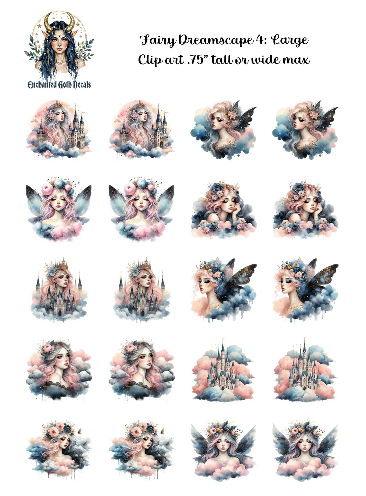 Fairy Dreamscape 4 - Clipart