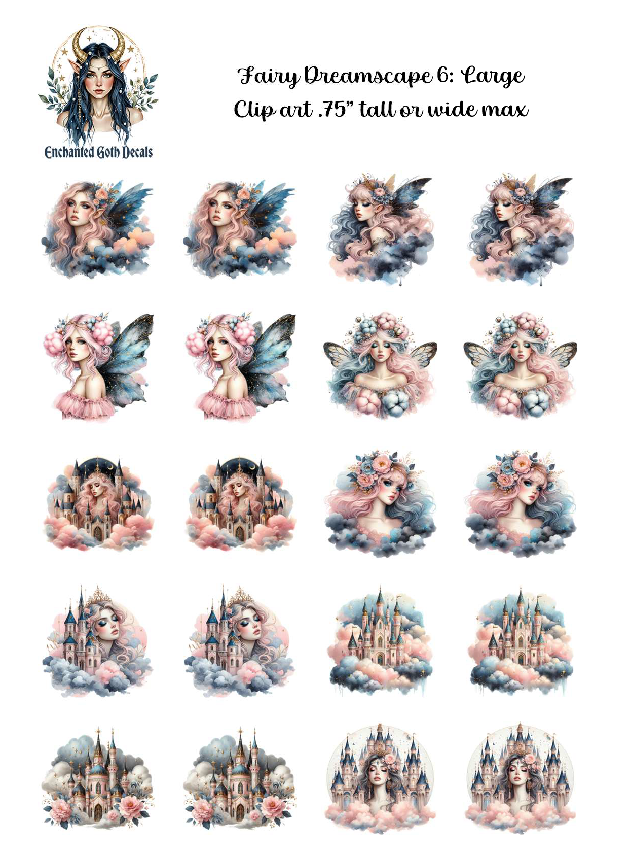 Fairy Dreamscape 6 - Clipart
