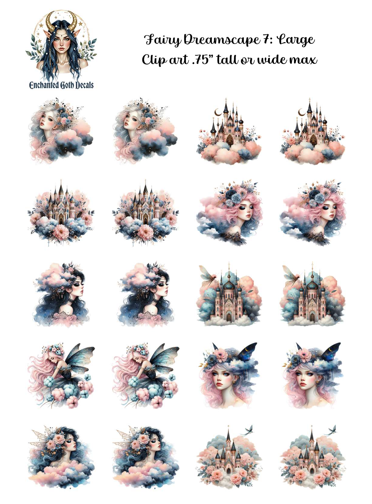 Fairy Dreamscape 7 - Clipart