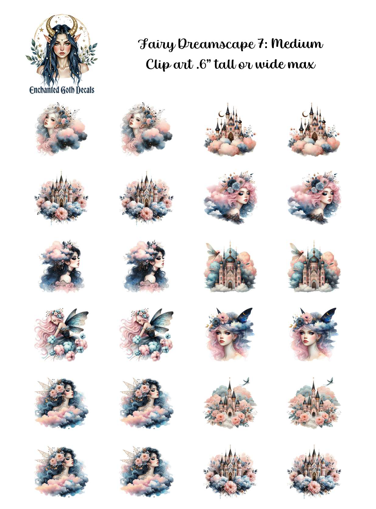 Fairy Dreamscape 7 - Clipart