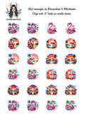 Fla-mingle in Paradise 1 - Clipart