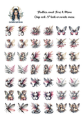 Flutter and Fire 1 - Clipart Mini