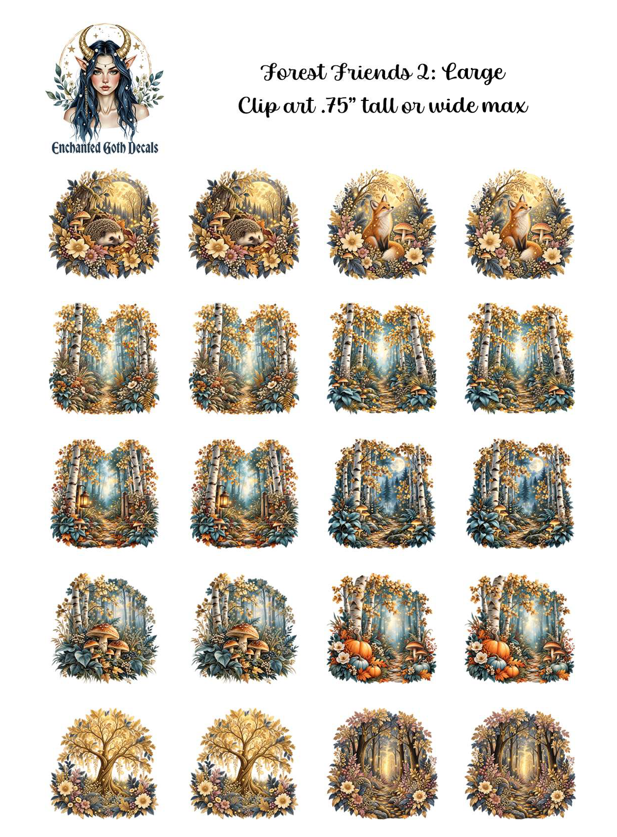 Forest Friends 2 - Clipart