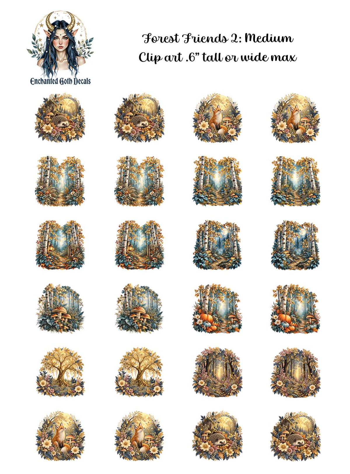 Forest Friends 2 - Clipart