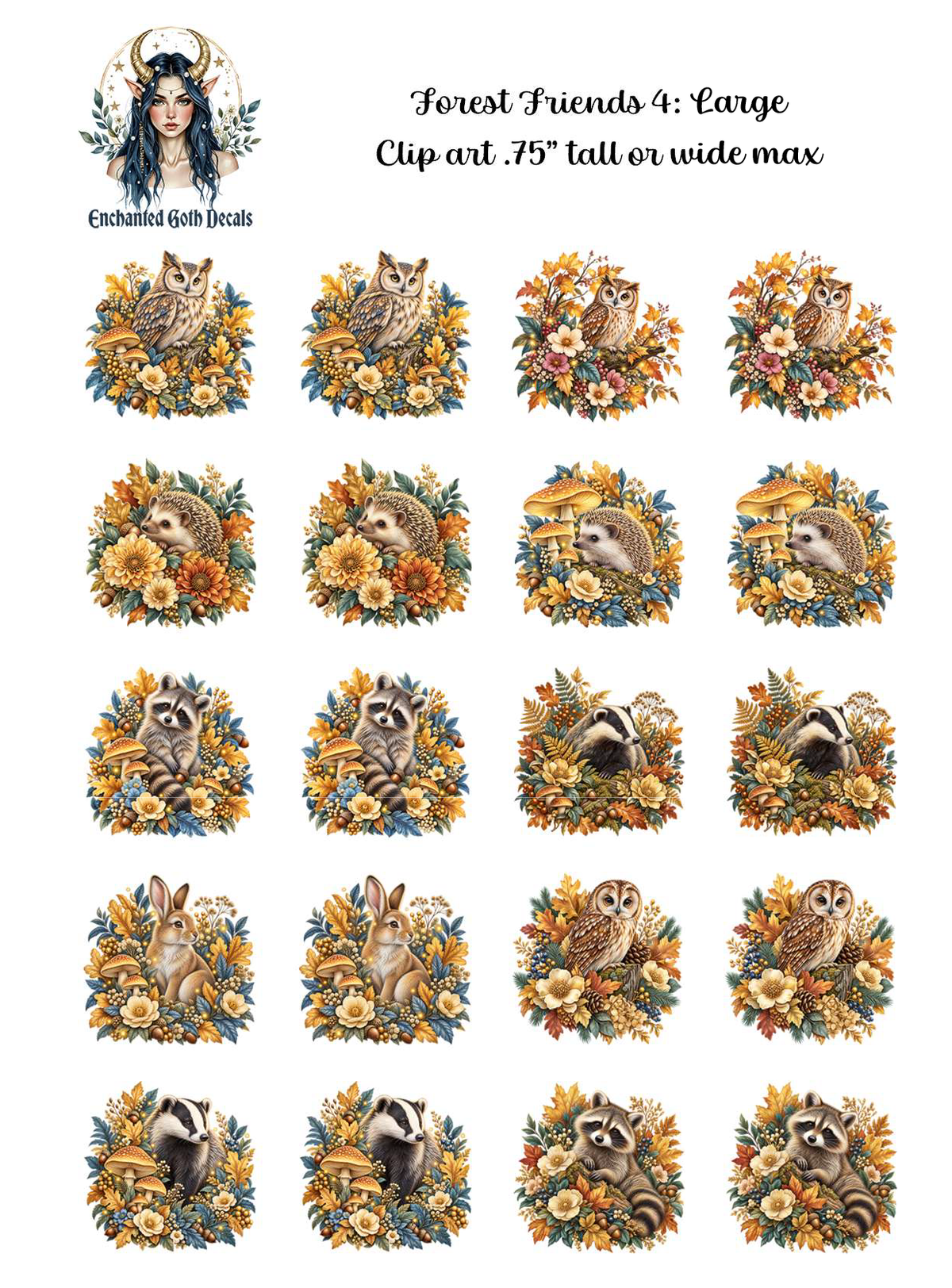 Forest Friends 4 - Clipart