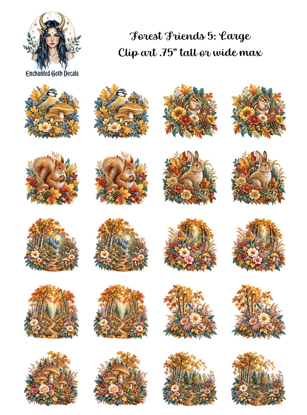 Forest Friends 5 - Clipart