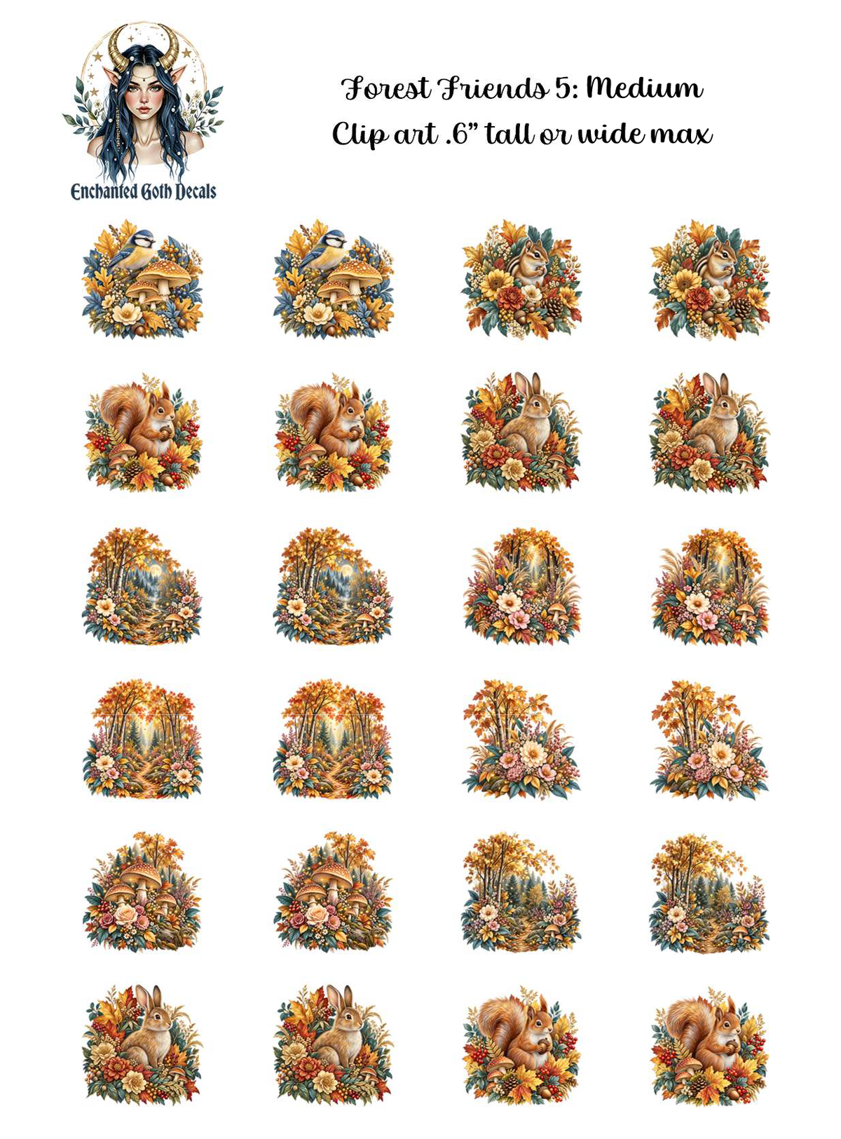 Forest Friends 5 - Clipart