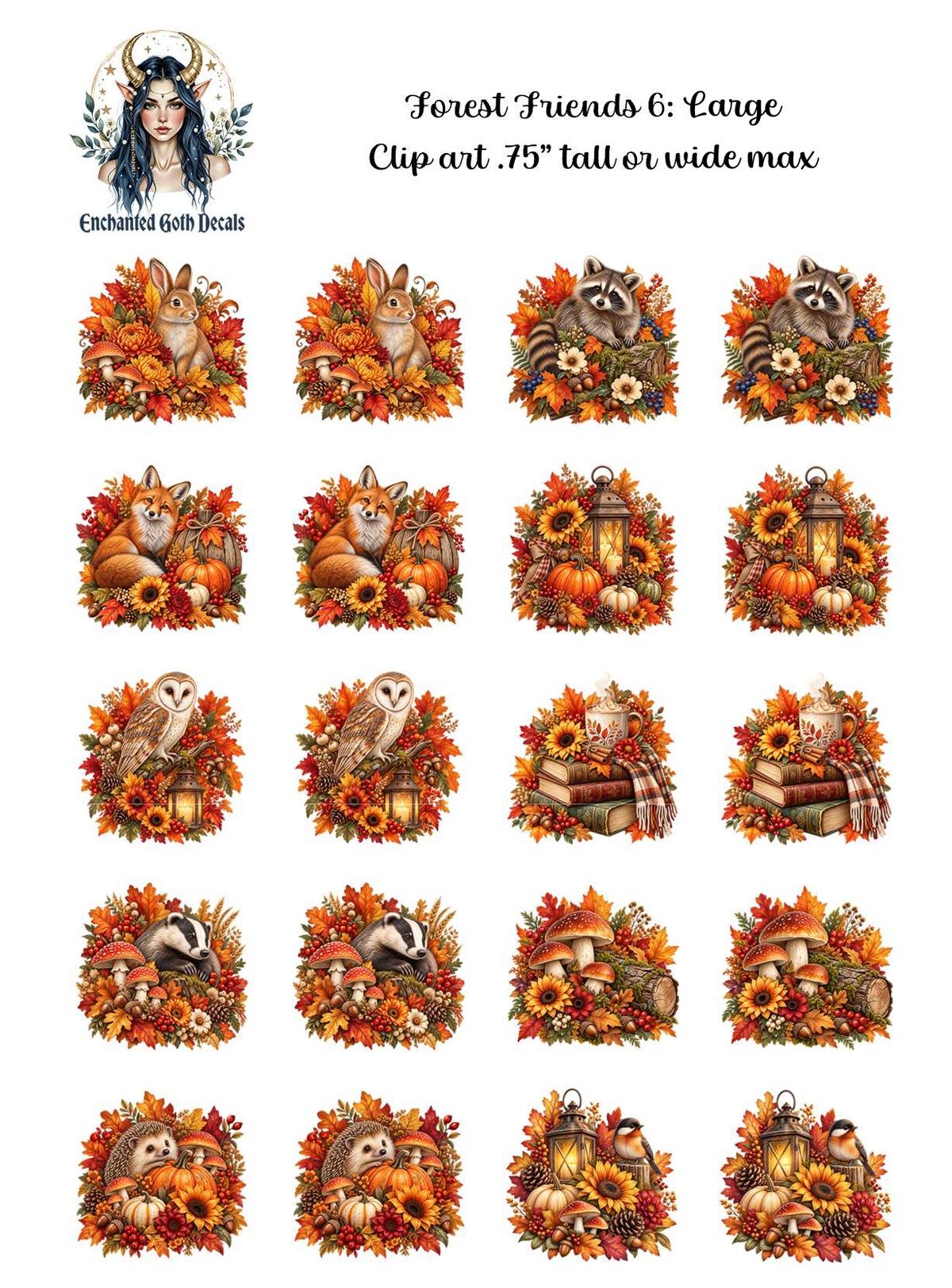 Forest Friends 6 - Clipart
