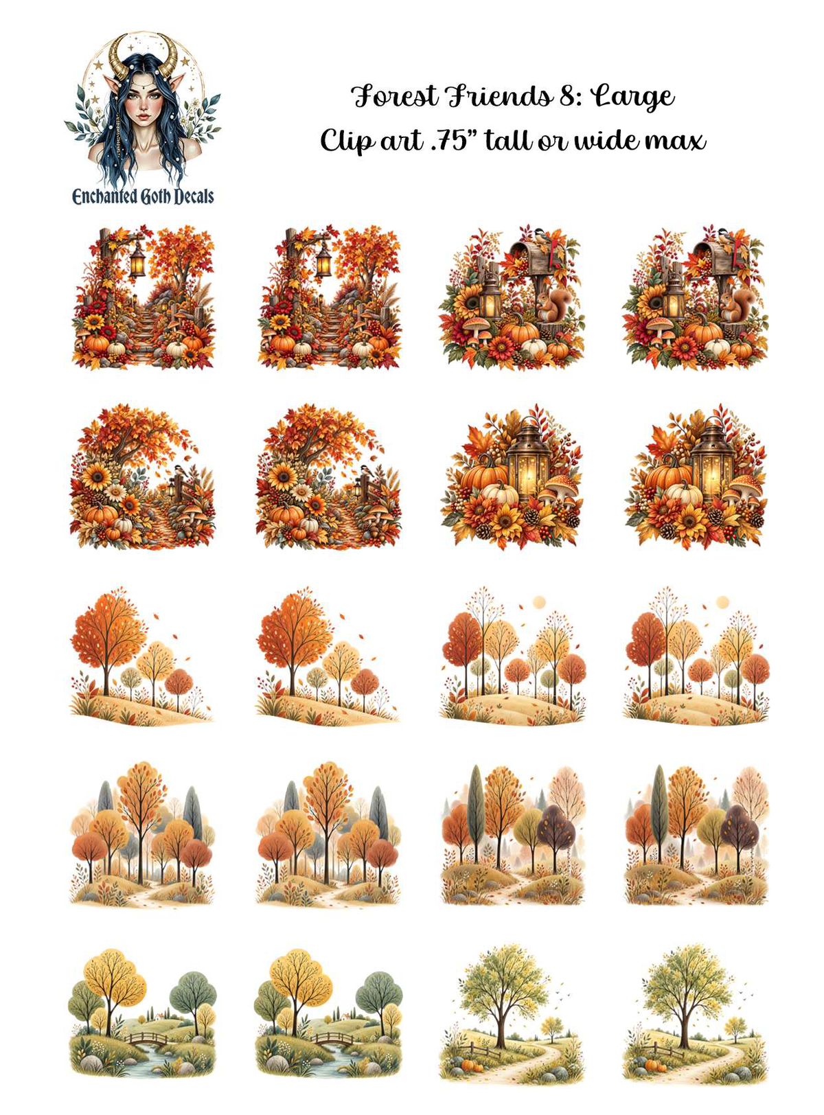 Forest Friends 8 - Clipart