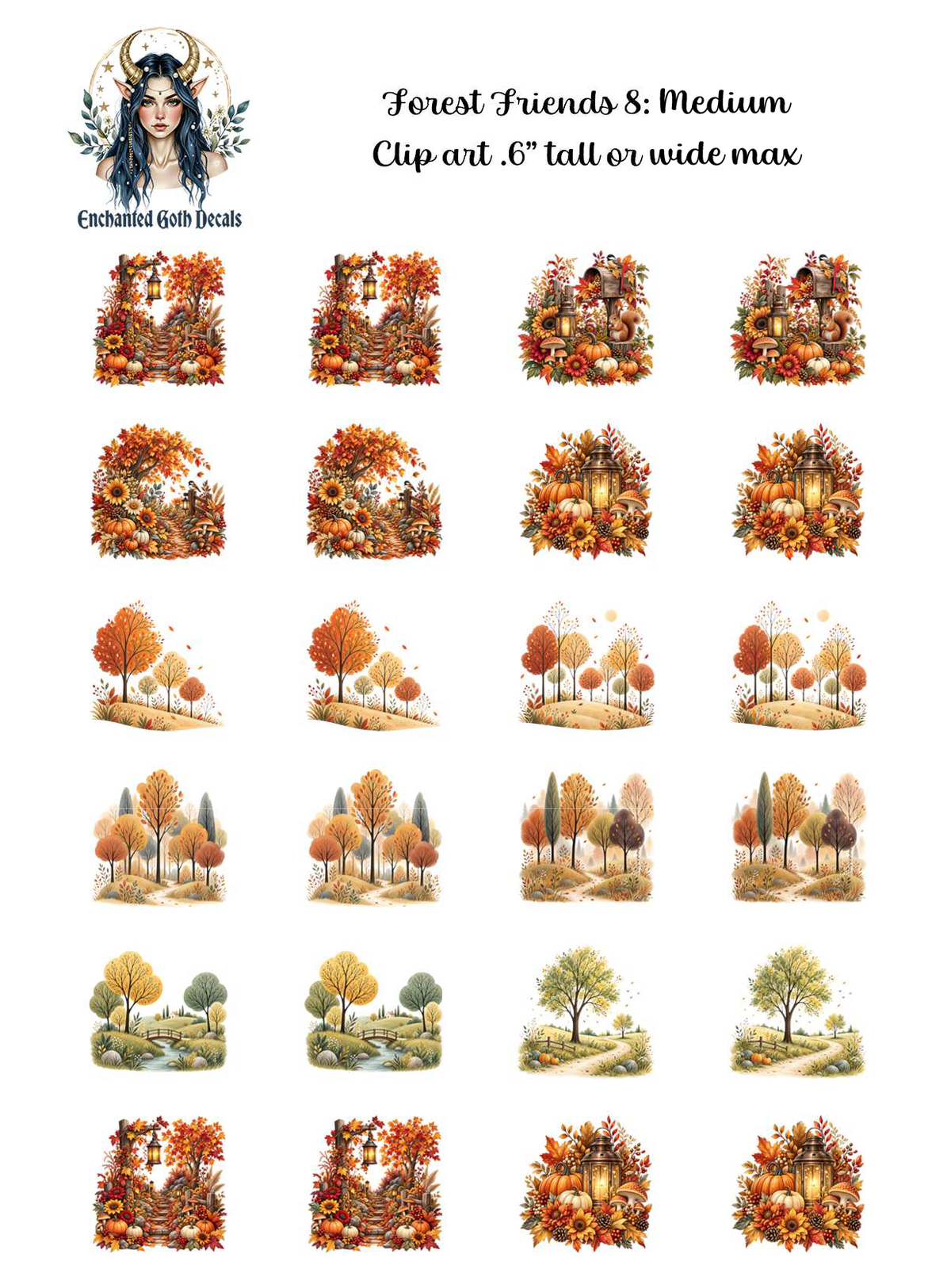 Forest Friends 8 - Clipart